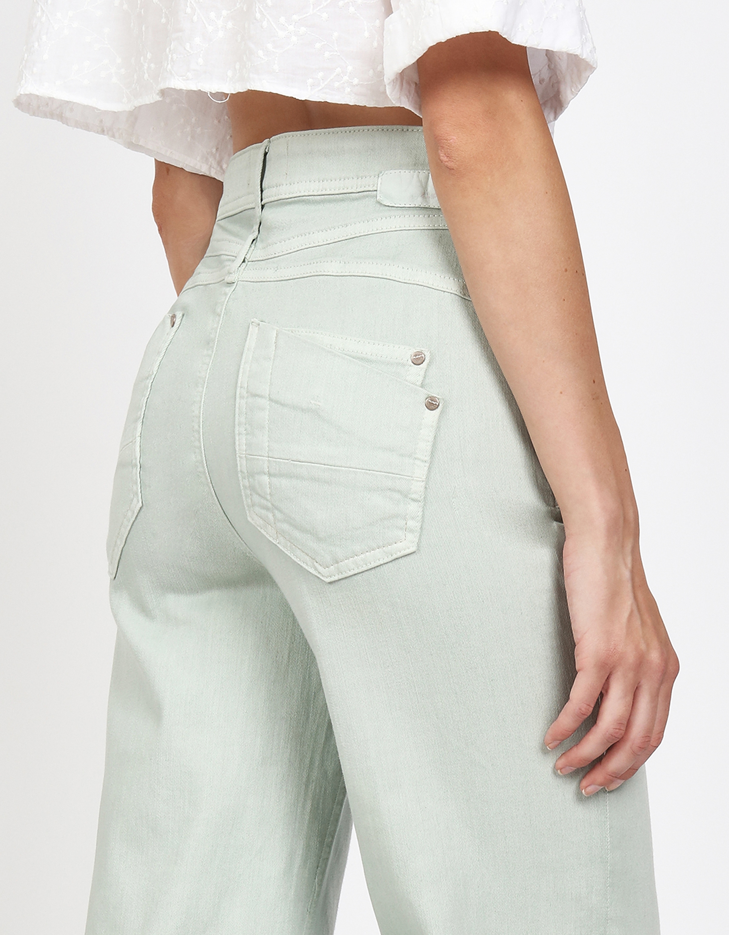 GANG Weite Jeans »94AMELIE WIDE« mit geradem Beinverlauf, weicher Denim