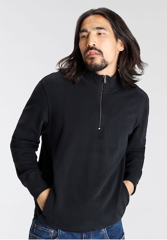 OTTO products Stehkragenshirt »Sweatshirt Troyer«