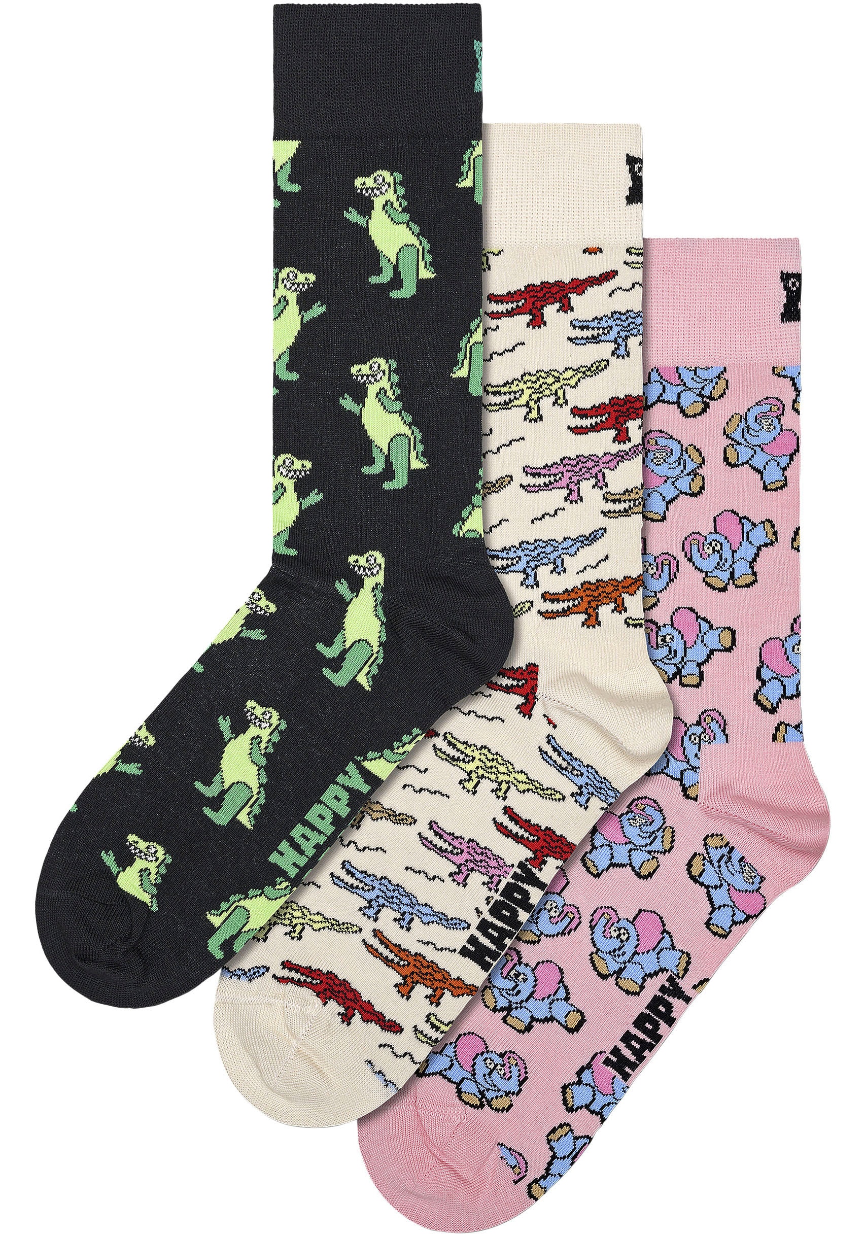 Happy Socks Socken, (3er Pack), Elephant Gift Set