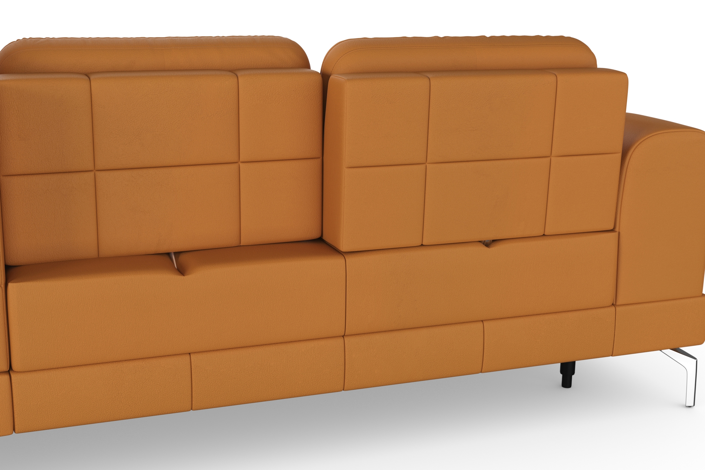 sit&more Ecksofa »Bendigo L-Form«, inklusive Sitztiefenverstellung, Bodenfreiheit 15 cm, 2 Fußfarben