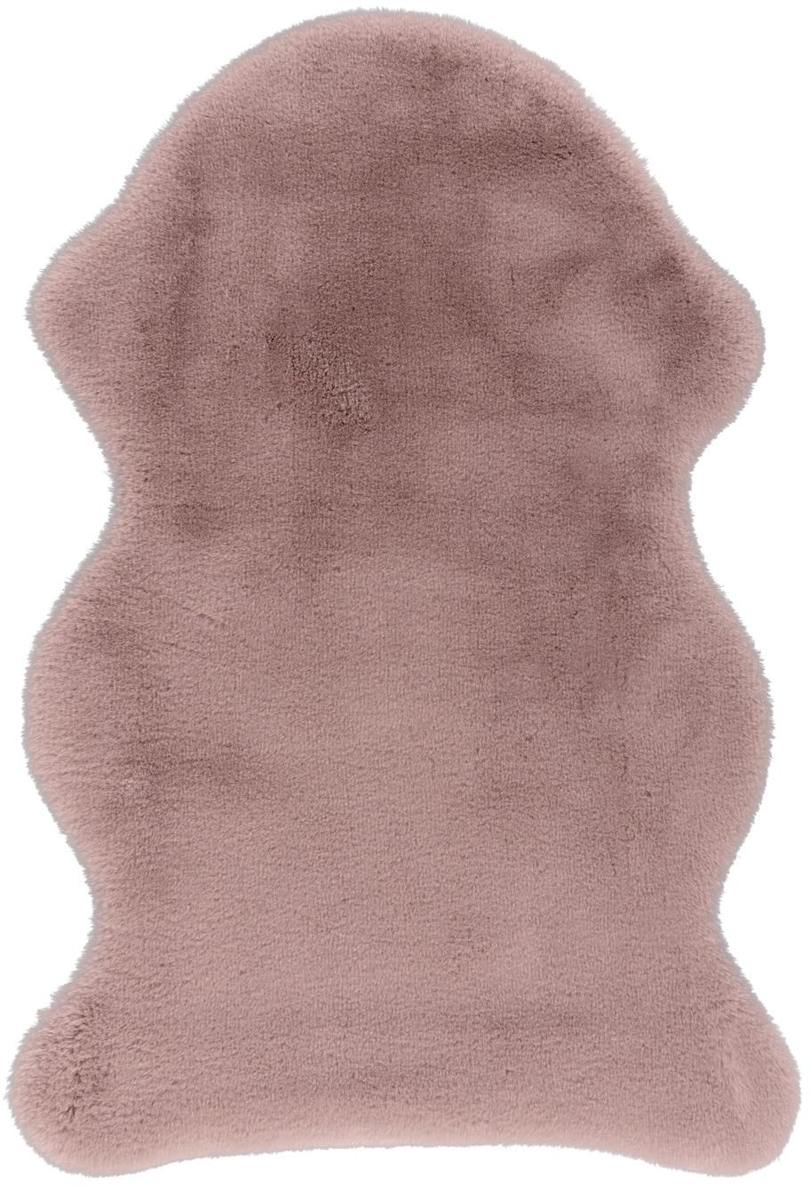 Kayoom Hochflor-Teppich "Cosy Sheepskin 525" tierfellförmig 25 mm Höhe Fell Kannichen Haptik, weich kuschelig