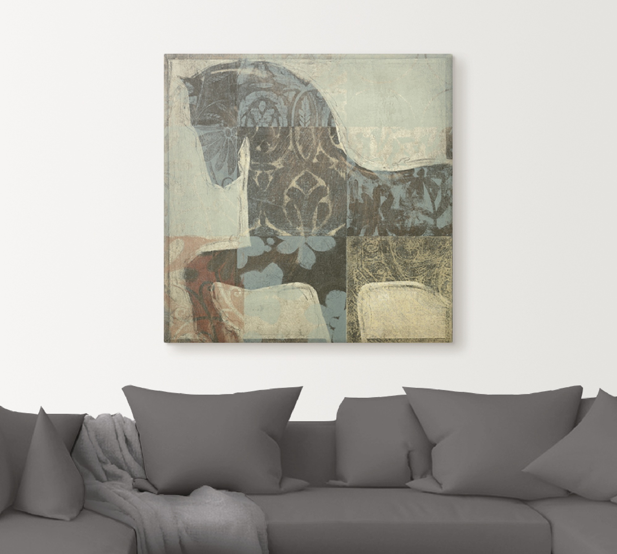 Artland Wandbild »Gemustertes Pferd I«, Haustiere, (1 St.), als Alubild, Outdoorbild, Leinwandbild, Poster in verschied. Größen
