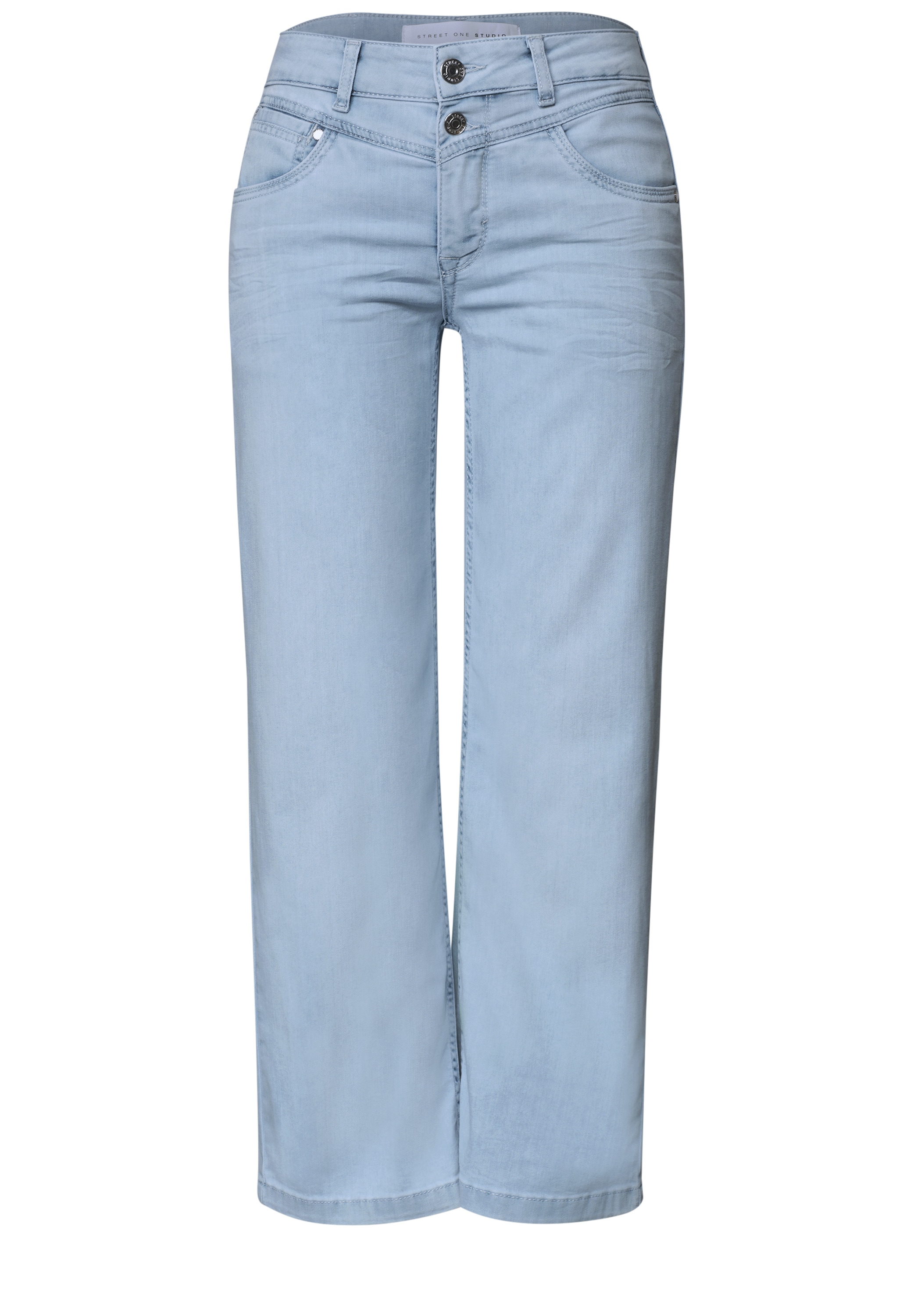 STREET ONE STUDIO Loose-fit-Jeans mit Wide Legs