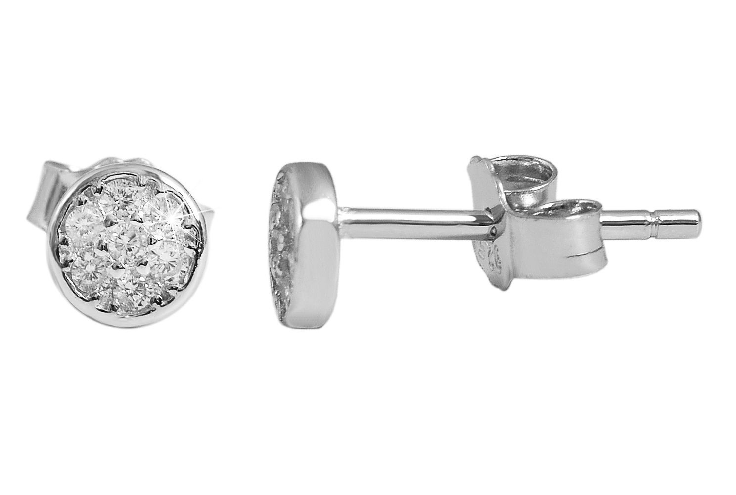 Adelia´s Paar Ohrhänger »Damen Ohrringe – Ohrstecker aus 925 Silber mit Zirkonia« Zum Verschenken an Menschen, die Ihnen am Herzen liegen