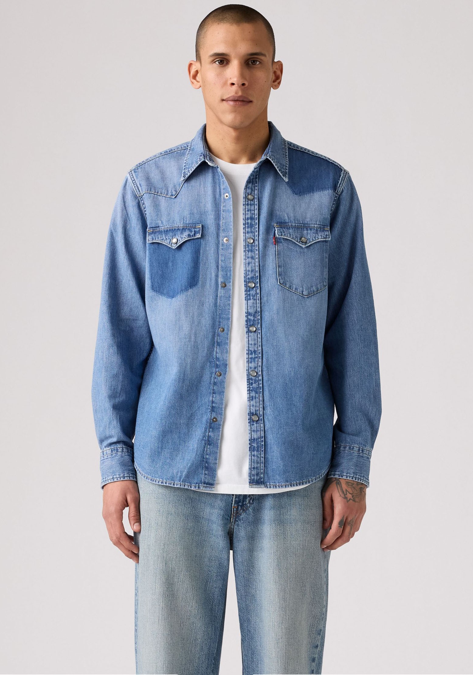 Levis Jeanshemd, mit Druckknopf- Verschluss günstig online kaufen