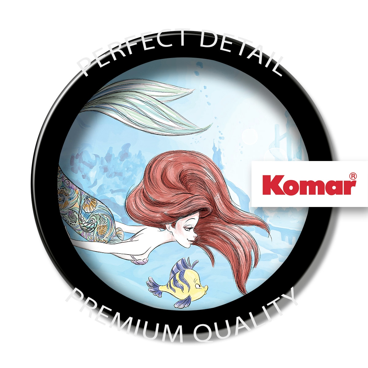 Komar Fototapete »Ariel Under the Sea«, bedruckt