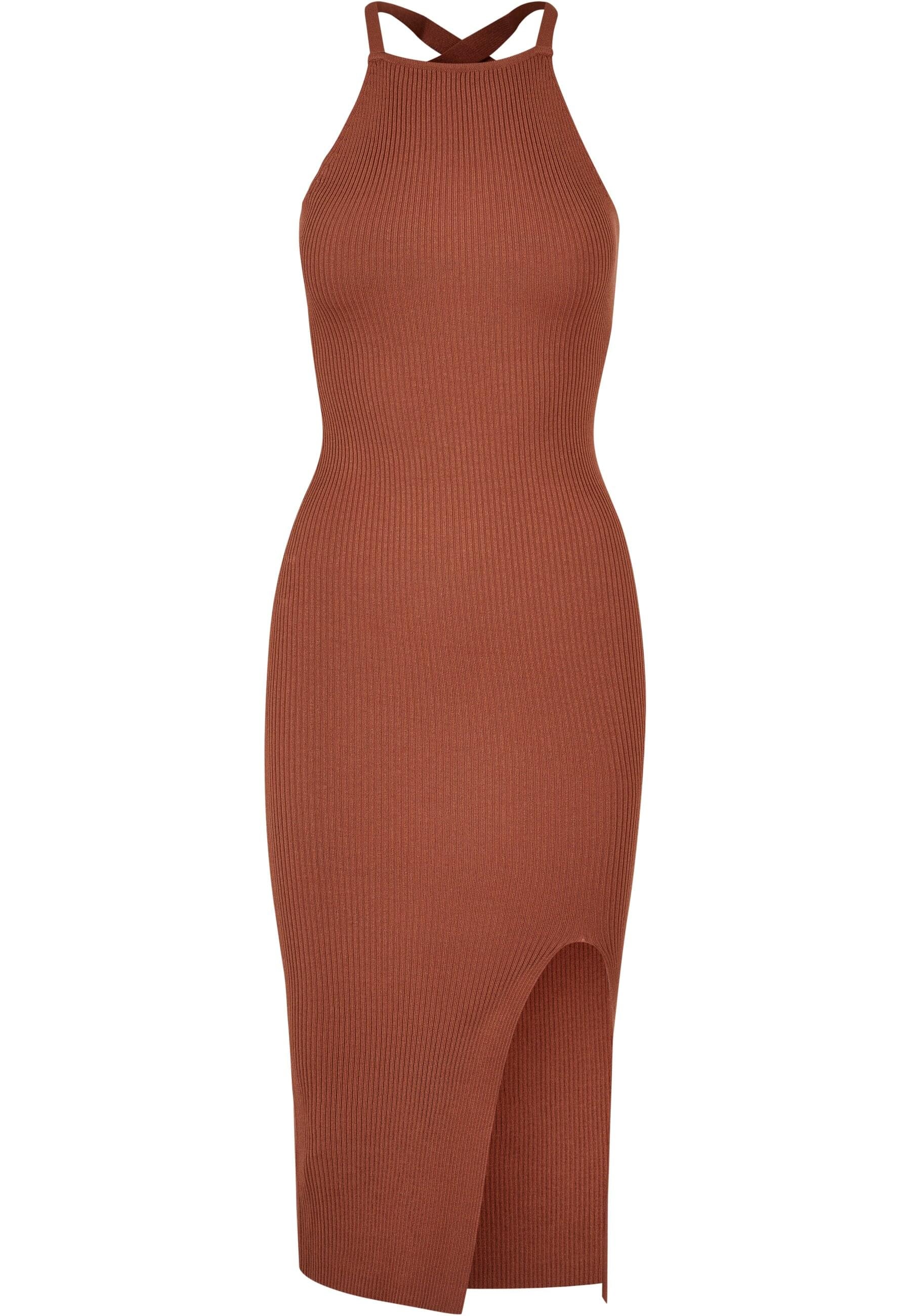 URBAN CLASSICS Shirtkleid "Urban Classics Damen Ladies Midi Rib Knit Crosse günstig online kaufen