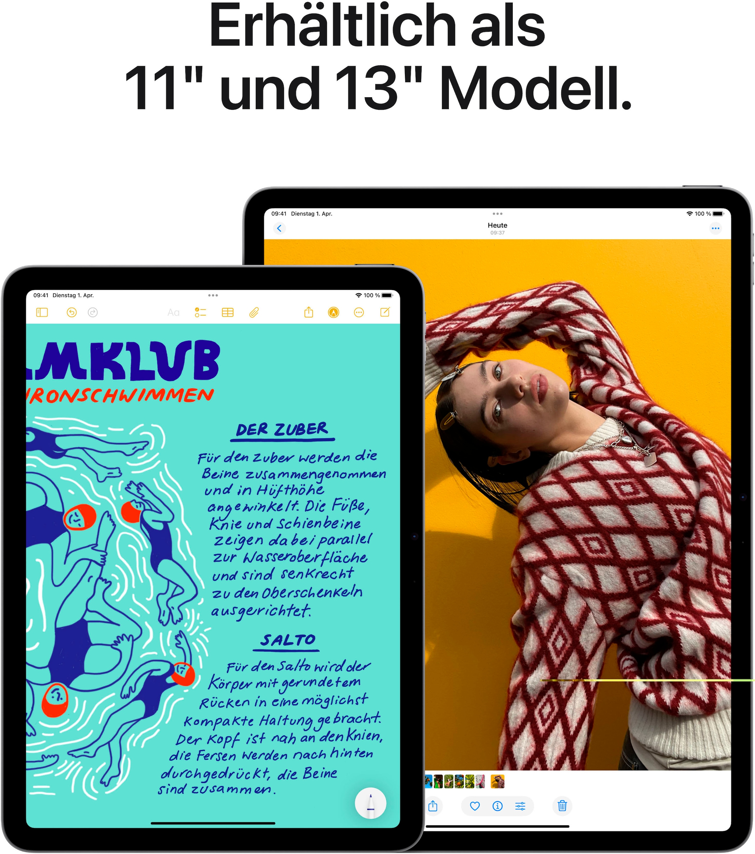 Apple Tablet »13" iPad Air Wi-Fi + Cellular (2025)«, (32,78 cm / 12,9 Zoll), iPadOS, 5G,)