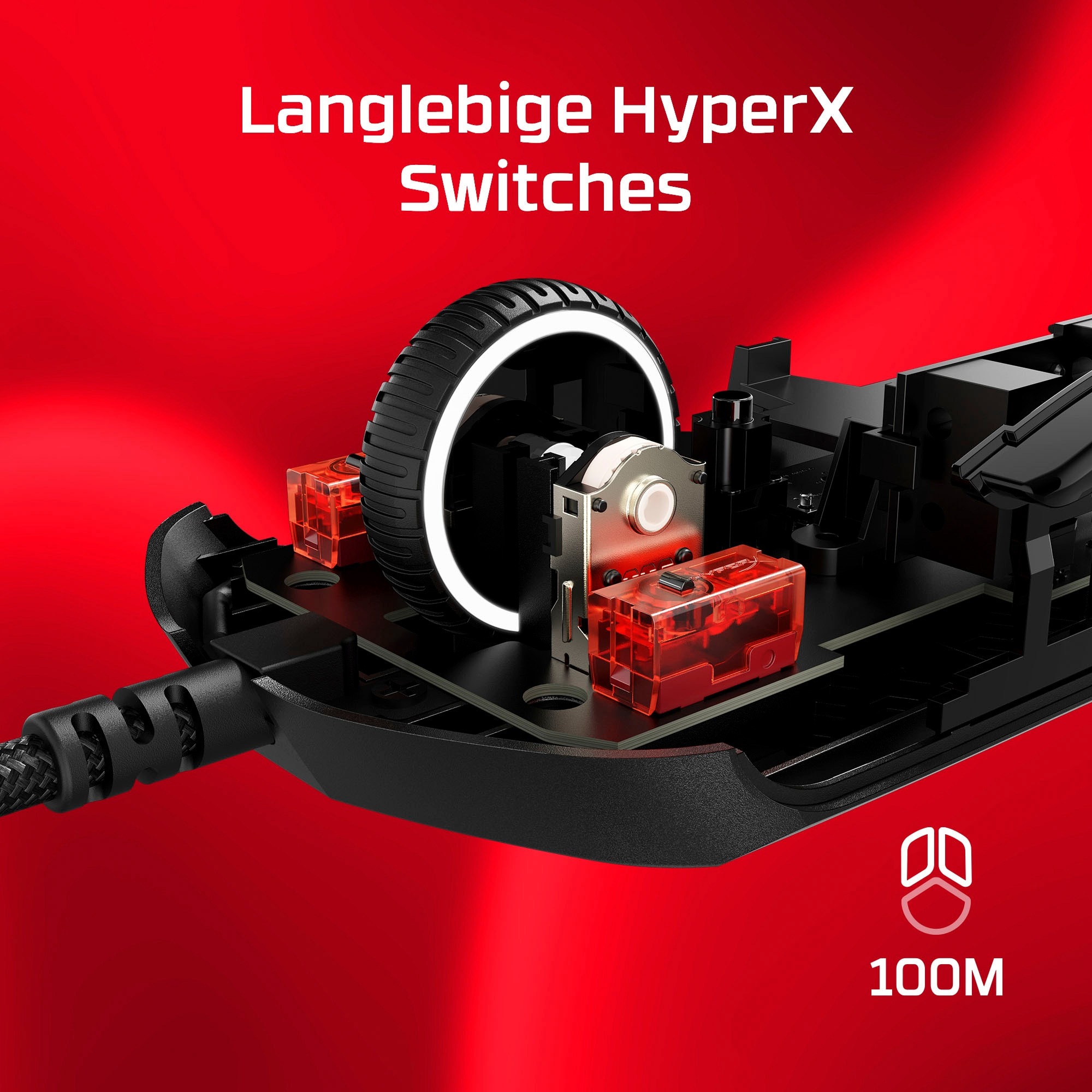 HyperX Maus »Pulsefire Haste 2 Wired«, kabelgebunden