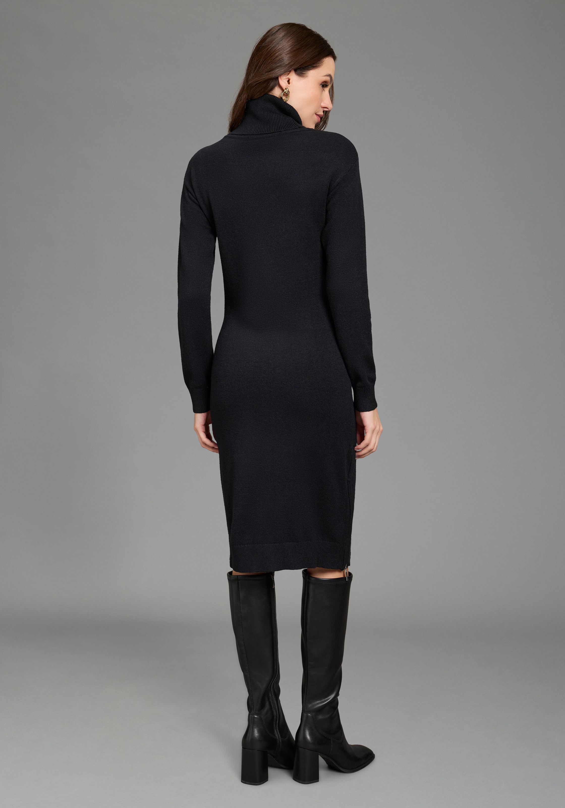 Thumbnail - Bruno Banani Strickkleid festliche Anlässe, kniefreie Länge, eleganter Look