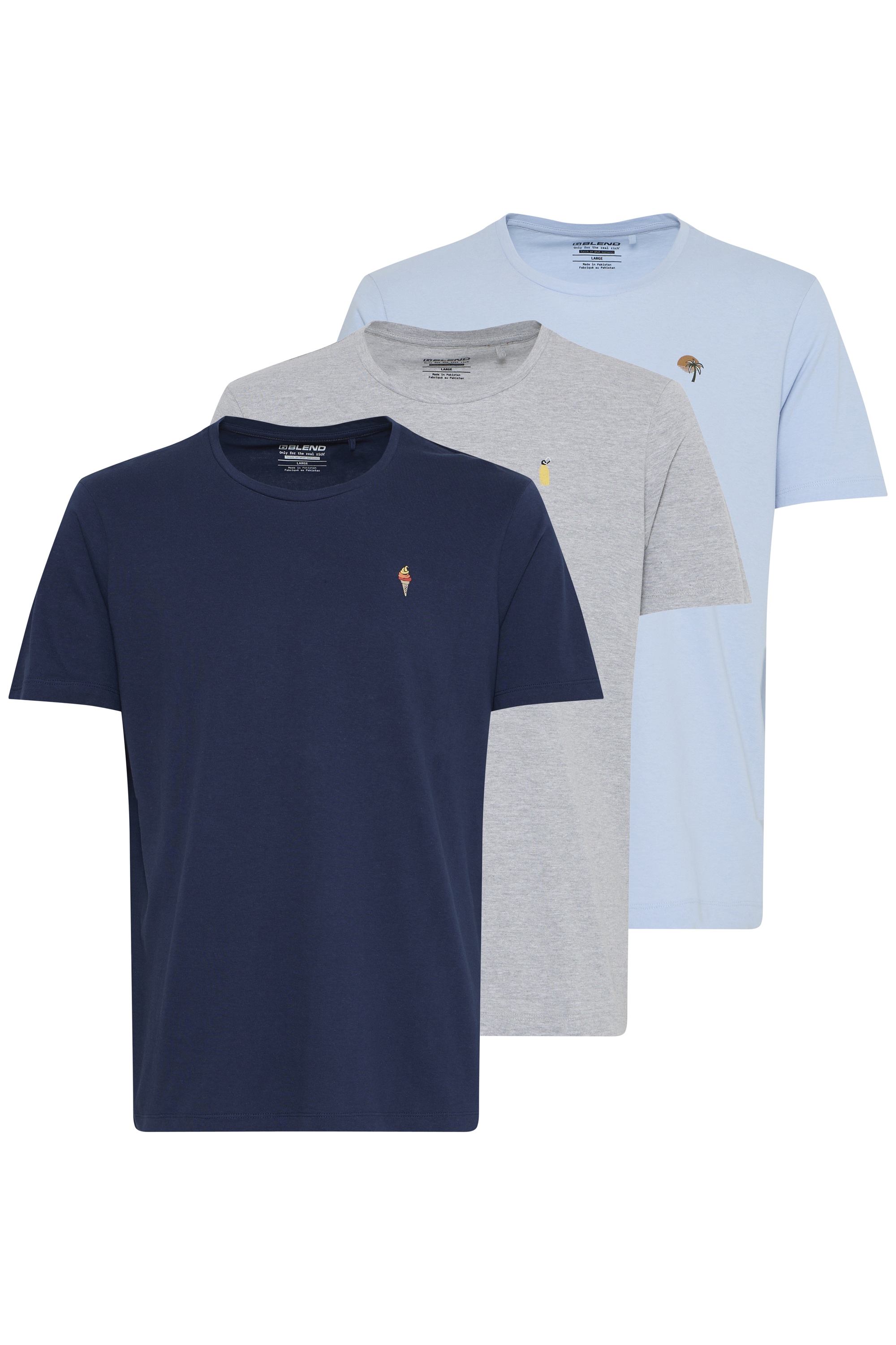 Blend T-Shirt "T-Shirt BHTee 3 Pack" günstig online kaufen