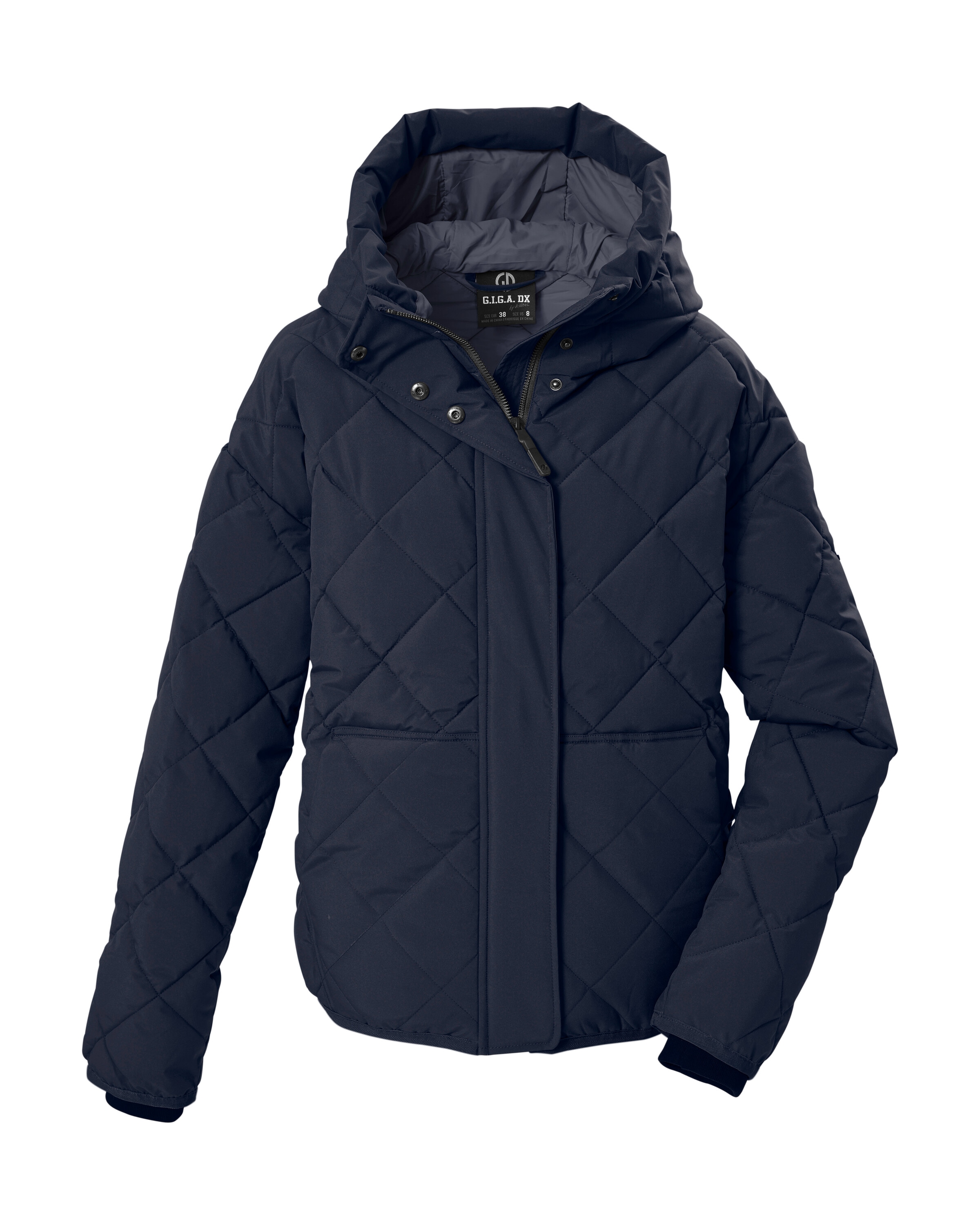 G.I.G.A. DX by killtec Steppjacke "GW 27 WMN QLTD JCKT" Wasserabweisende Damen Steppjacke mit regulierbarer Kapuze