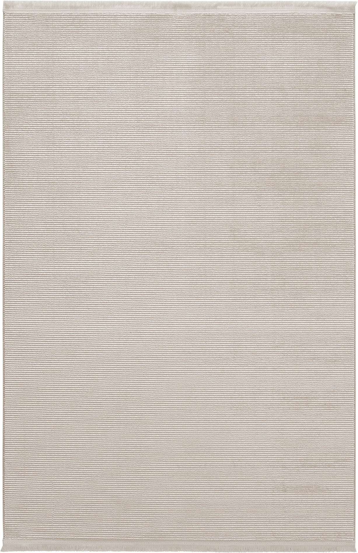 Sehrazat Teppich »Diamond 7860 , auch als Läufer« rechteckig 8 mm Höhe Kurzflor, Streifen, Viskose, leichter Glanz, mit Fransen, Wohnzimmer