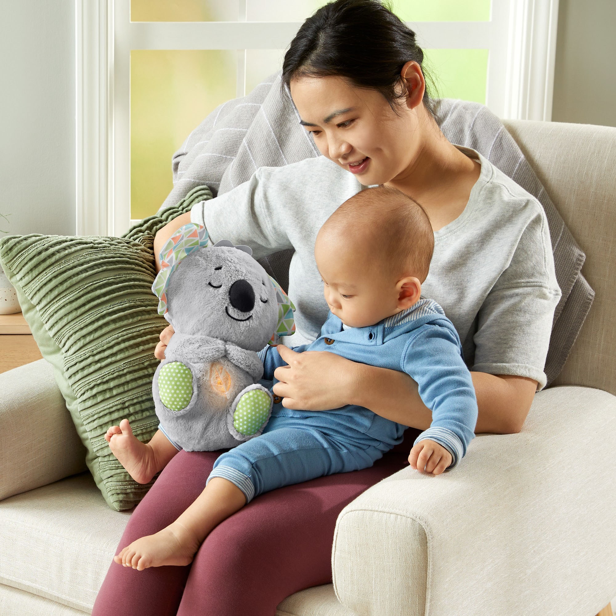 Fisher-Price® Plüschfigur »Schlummer-Koala«, Einschlafhilfe, mit Timer, Musik, Naturgeräuschen und Lichtern