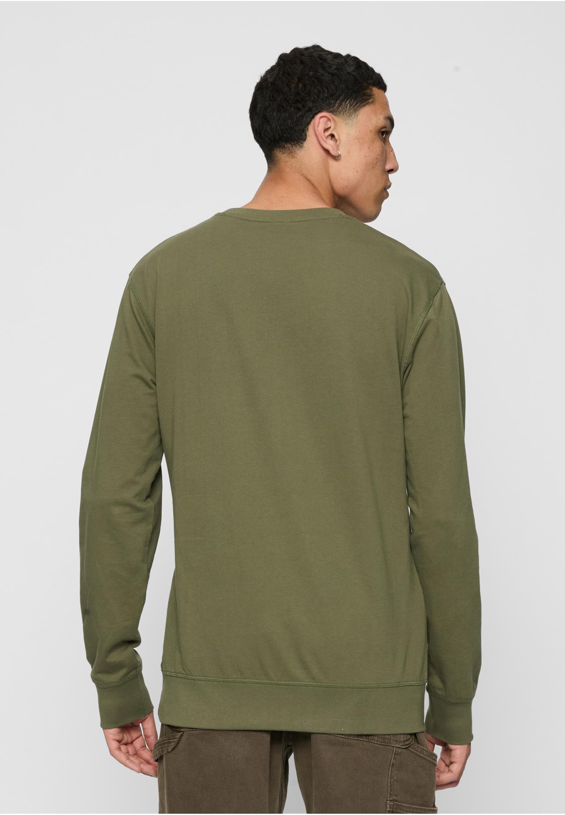 MisterTee Rundhalspullover »MisterTee Herren Pray 2.0 Crewneck«, (1 tlg.)