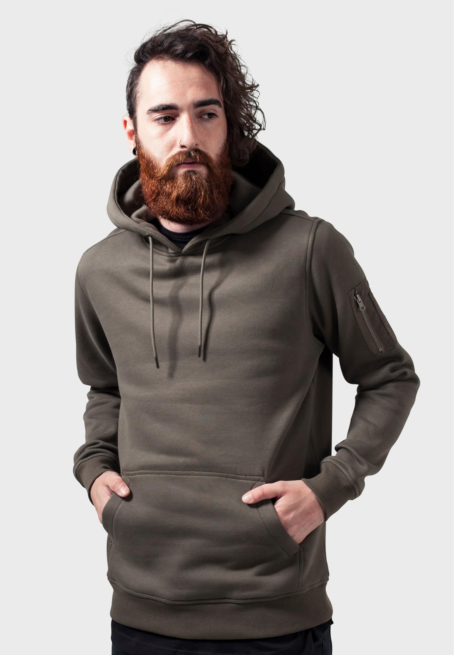 URBAN CLASSICS Sweatshirt »Urban Classics Herren Sweat Bomber Hoody« 1 Stk. tlg.