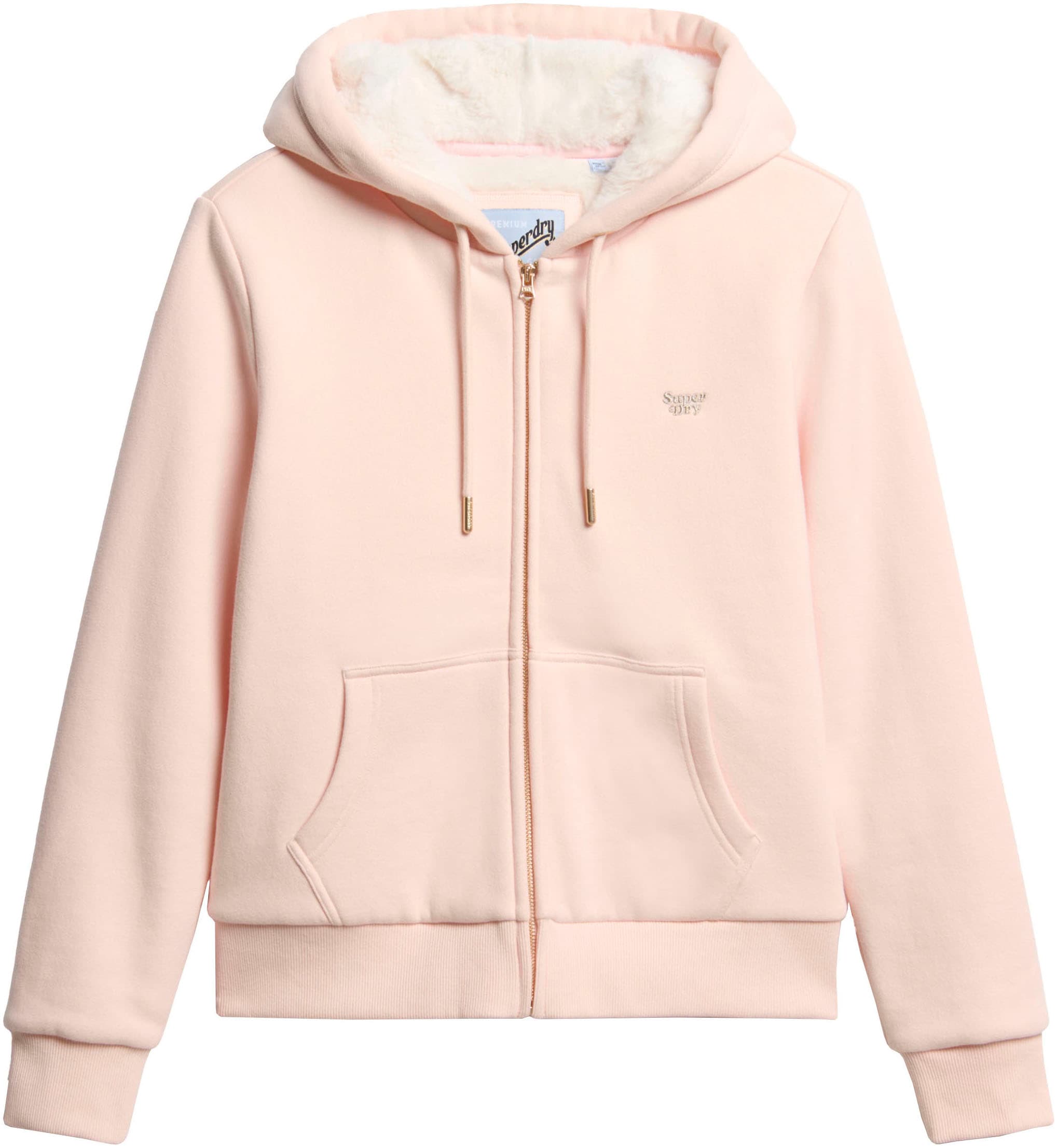 Superdry Kapuzensweatjacke »ESSENTIAL BORG LINED ZIP HOOD«