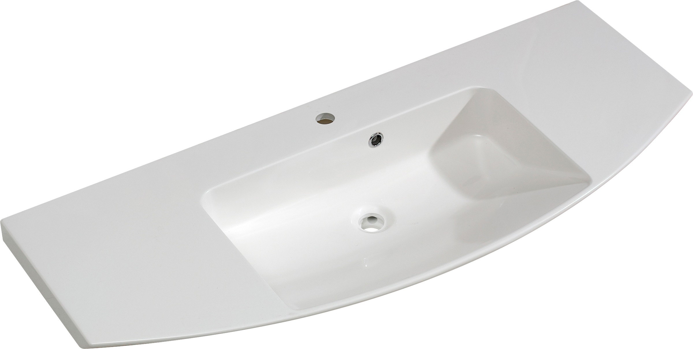 Saphir Badmöbel-Set »Cassca Sprint 3-teilig Mineralmarmor-Waschtisch mit LED-Spiegelschrank«, (4 St.), mit Midischrank, inkl. Türdämpfer, 6 Türen, 4 Türen