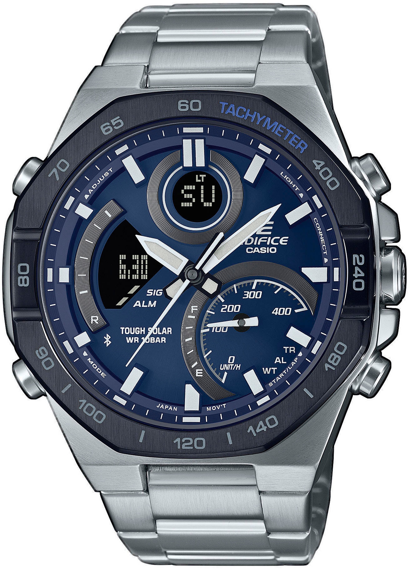 Smartwatch »ECB-950DB-2AEF«, (Solaruhr,Armbanduhr,Herrenuhr,Stoppfunktion, Phone...