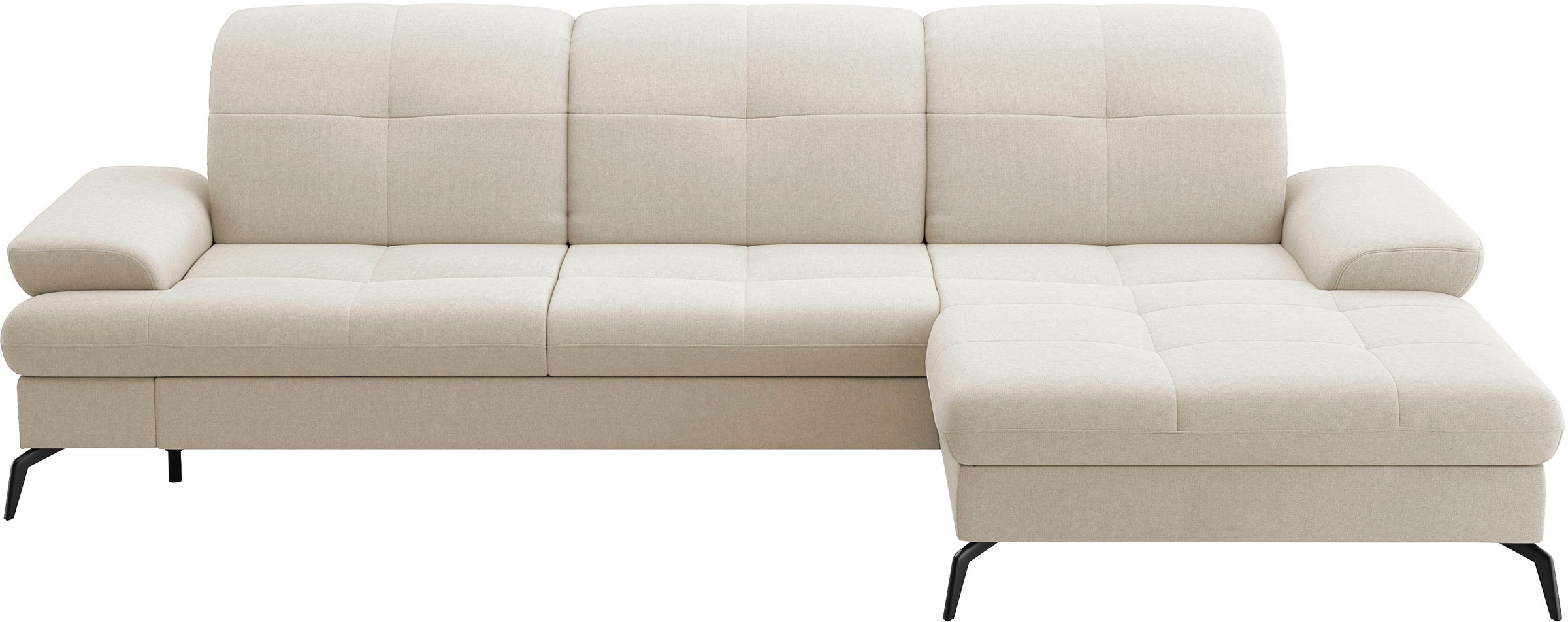 sit&more Ecksofa »Amica, L-Form, inkl. Sitztiefenverstellung & Armteilverstellung« wahlweise mit Bettfunktion, Bettkasten und Kopfteilverstellung
