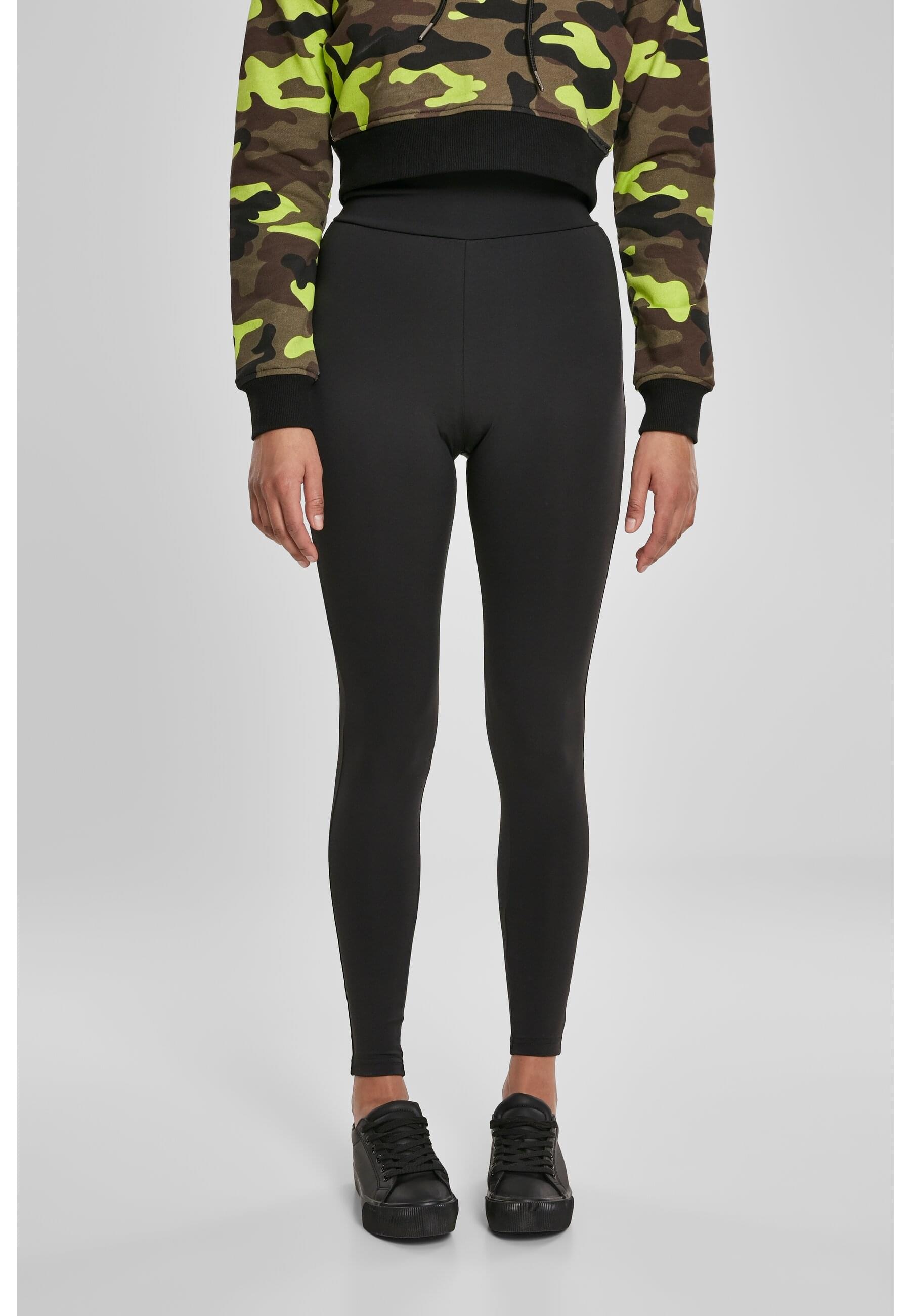 URBAN CLASSICS Leggings »Urban Classics Damen Ladies High Waist Leggings 2-Pack«, (1 tlg.)