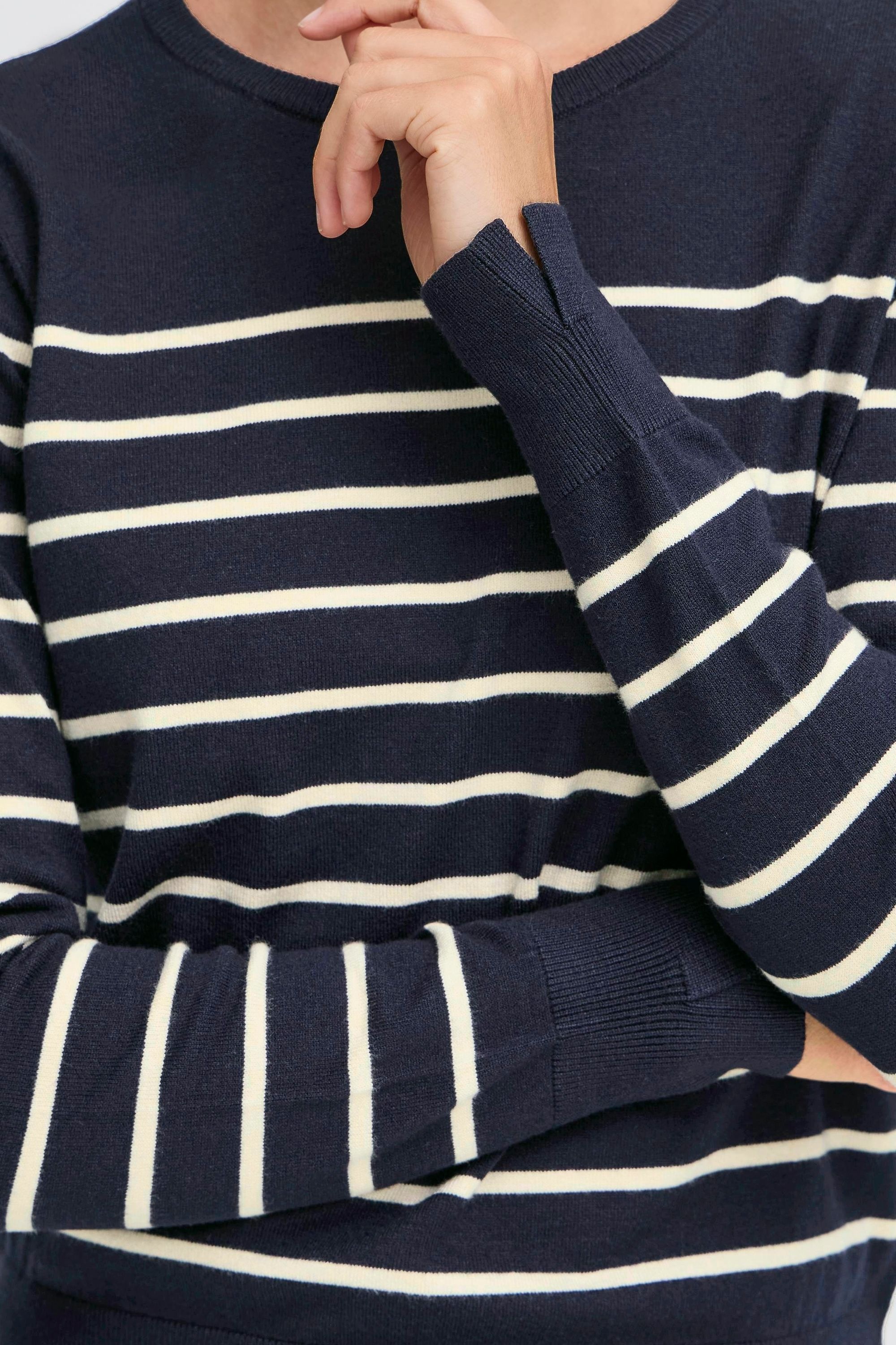 OXMO Strickfleece-Pullover »Strickpullover OXFKEANA«