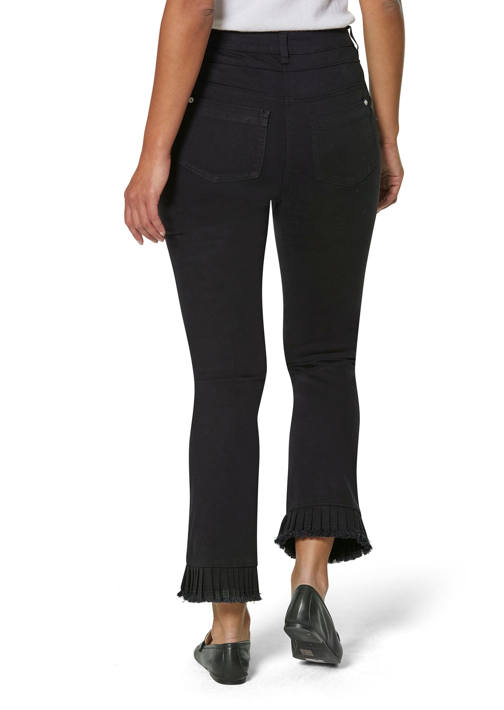 MADELEINE Regular-fit-Jeans »Jeans Jeans mit Plissee-Saum«