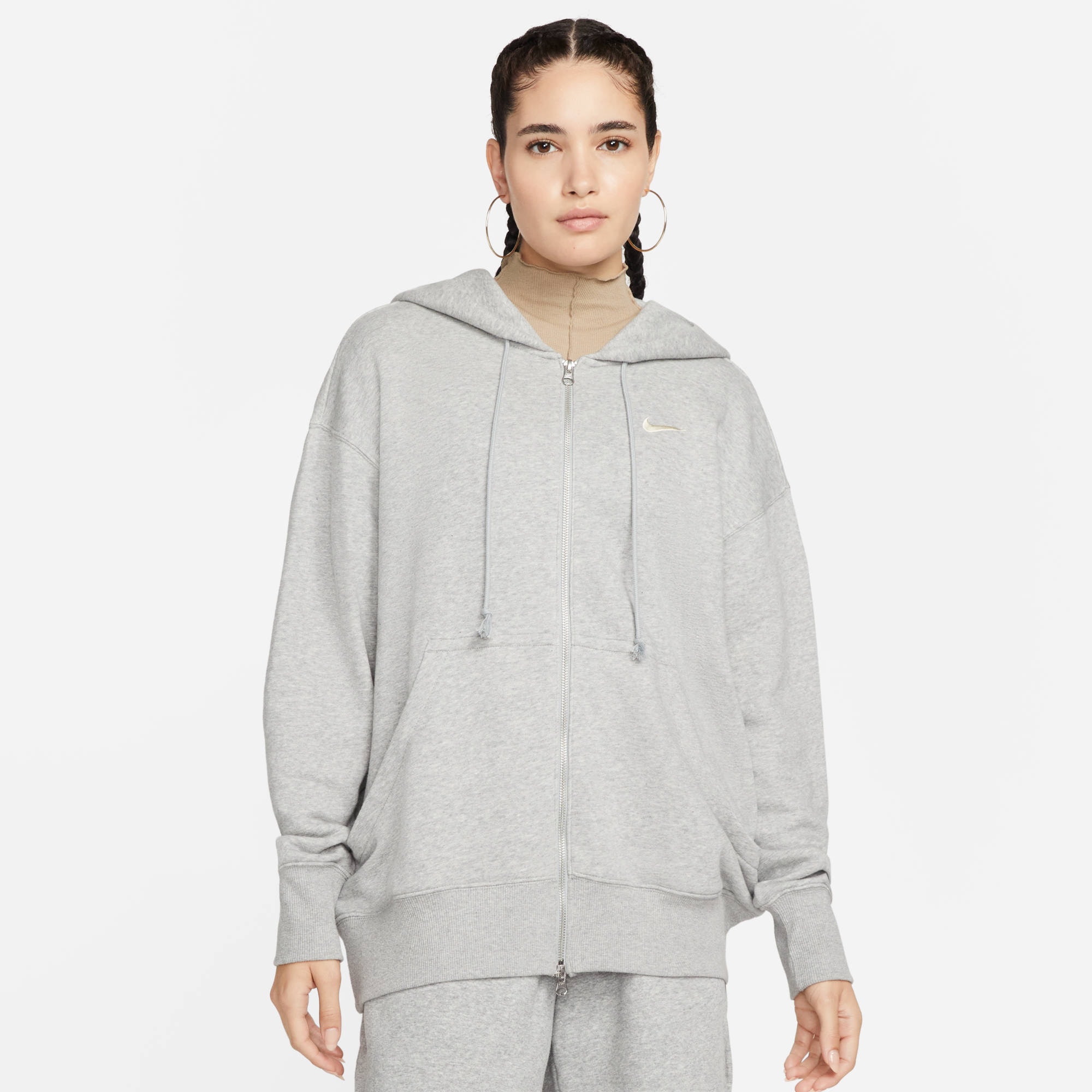 Nike Sportswear Kapuzensweatshirt "W NSW PHNX FLC FZ OS HOODIE" günstig online kaufen