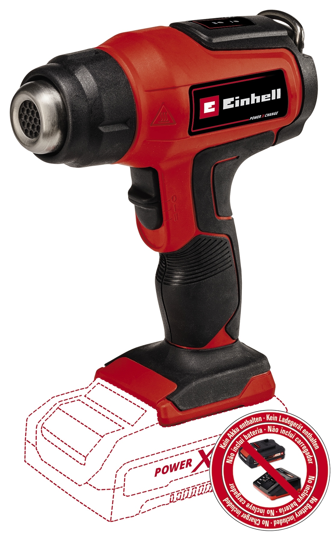 Einhell Heißluftgebläse "TE-HA 18 Li - Solo" 1 Stk. tlg. ohne Akku