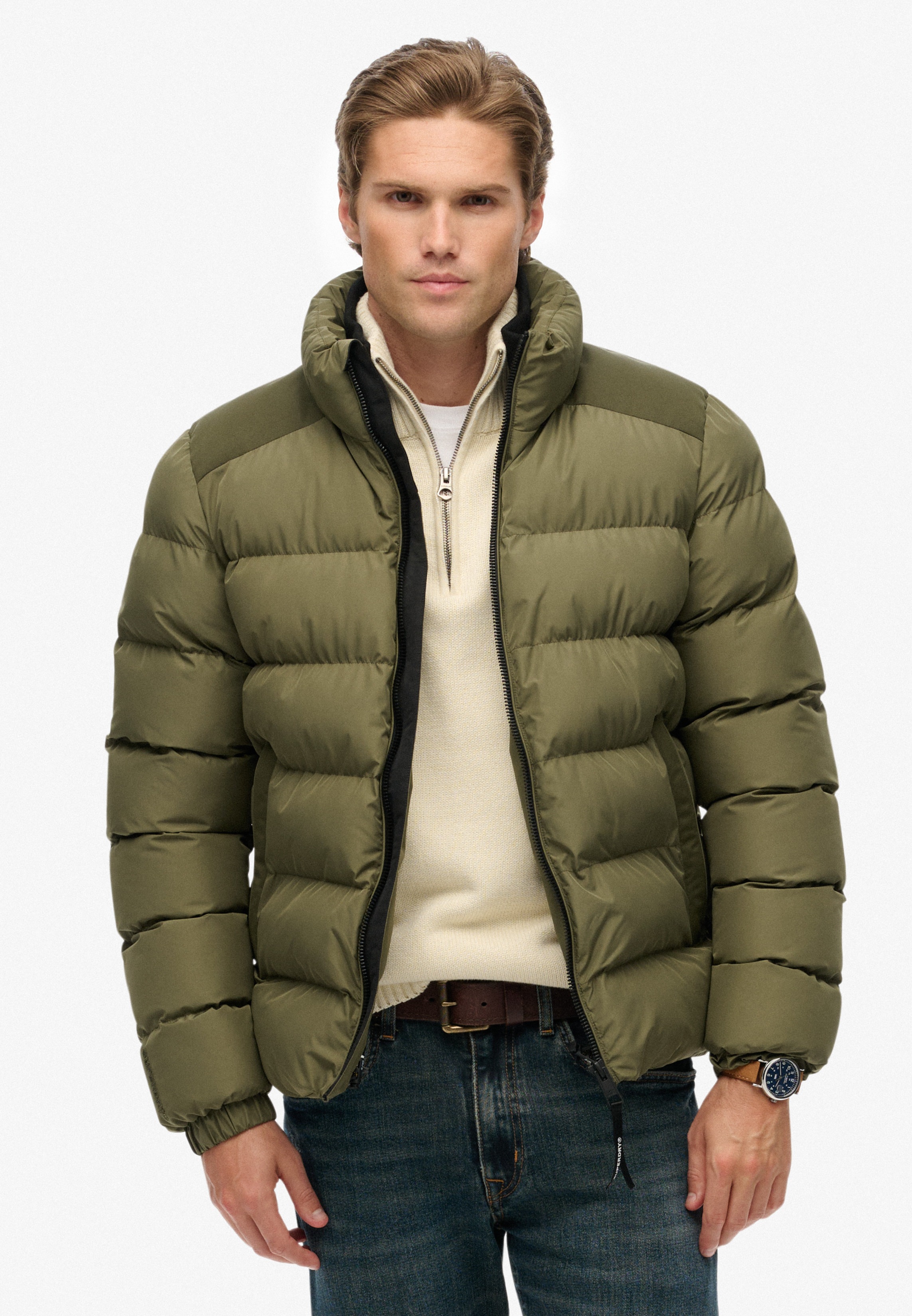 Thumbnail - Superdry Steppjacke "SPORTS PUFFER JACKET" ohne Kapuze