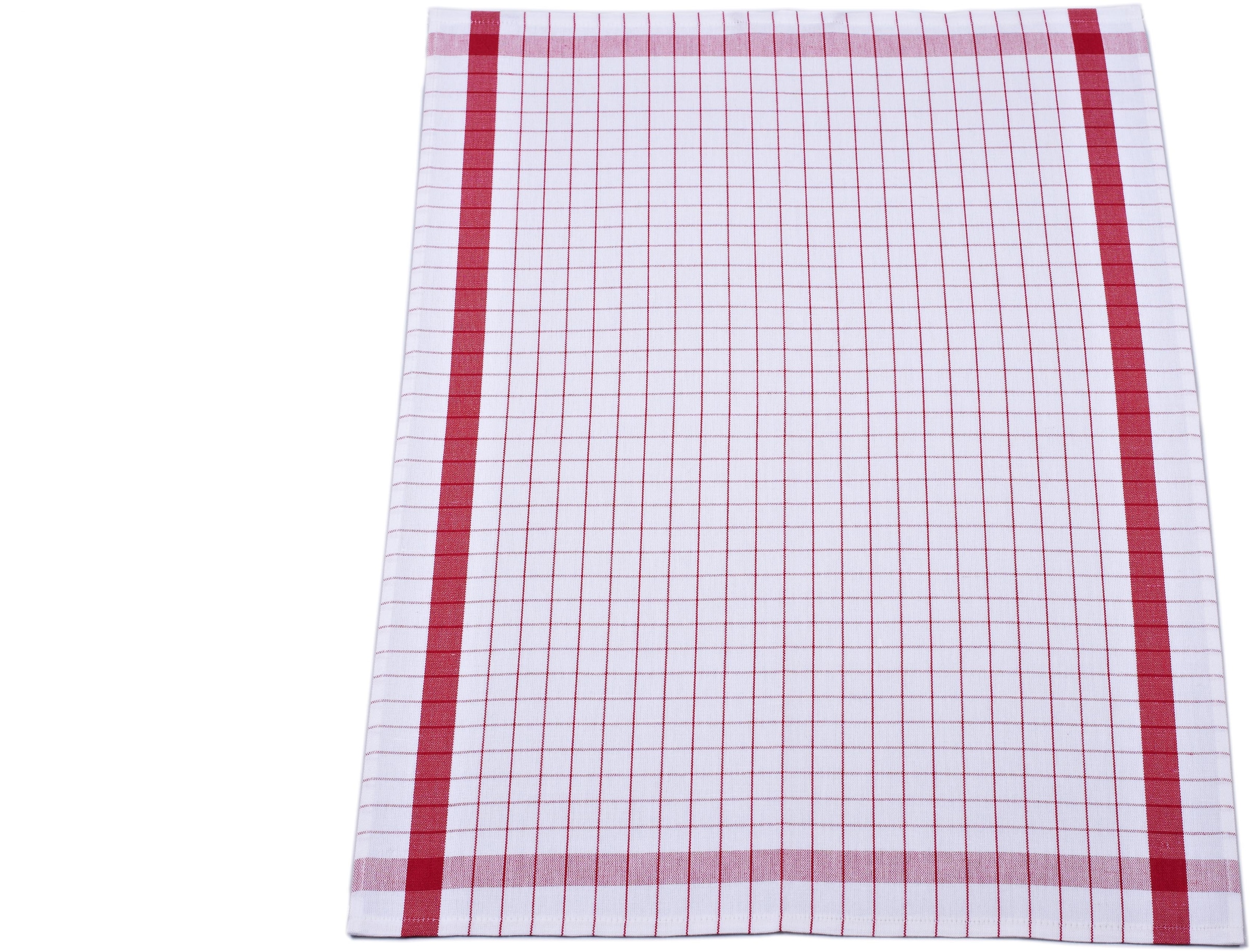 ROSS Geschirrtuch "Exclusiv" Karofond, 50% Baumwolle, 50% Leinen, 50x70 cm
