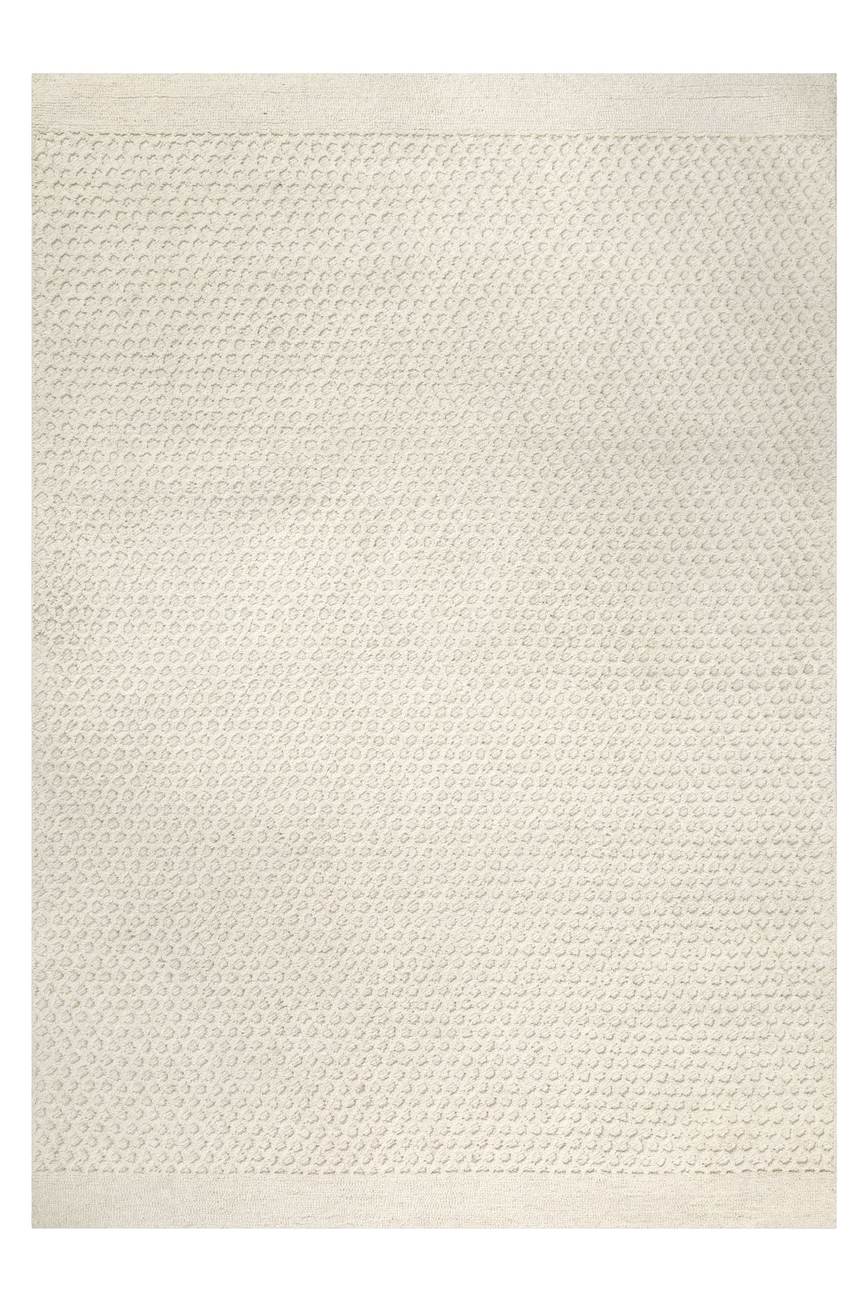 Wecon home Wollteppich »Hamptons THIRTYEIGHT«, rechteckig, 11 mm Höhe, Läufer, Schurwolle, Kurzflor, Wohn- & Schlafzimmer, elegant, Waben