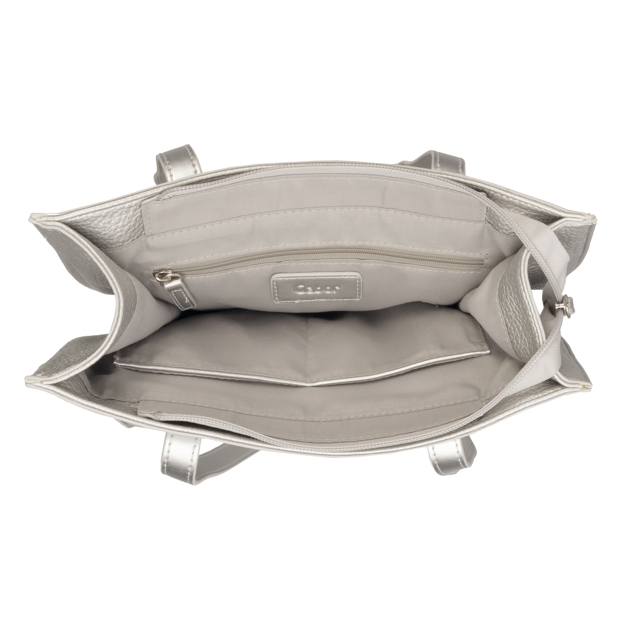 Gabor Shopper »Elfie«, aus fein genarbtem, glattem Kunstleder und mit einem Logo Rubber Patch