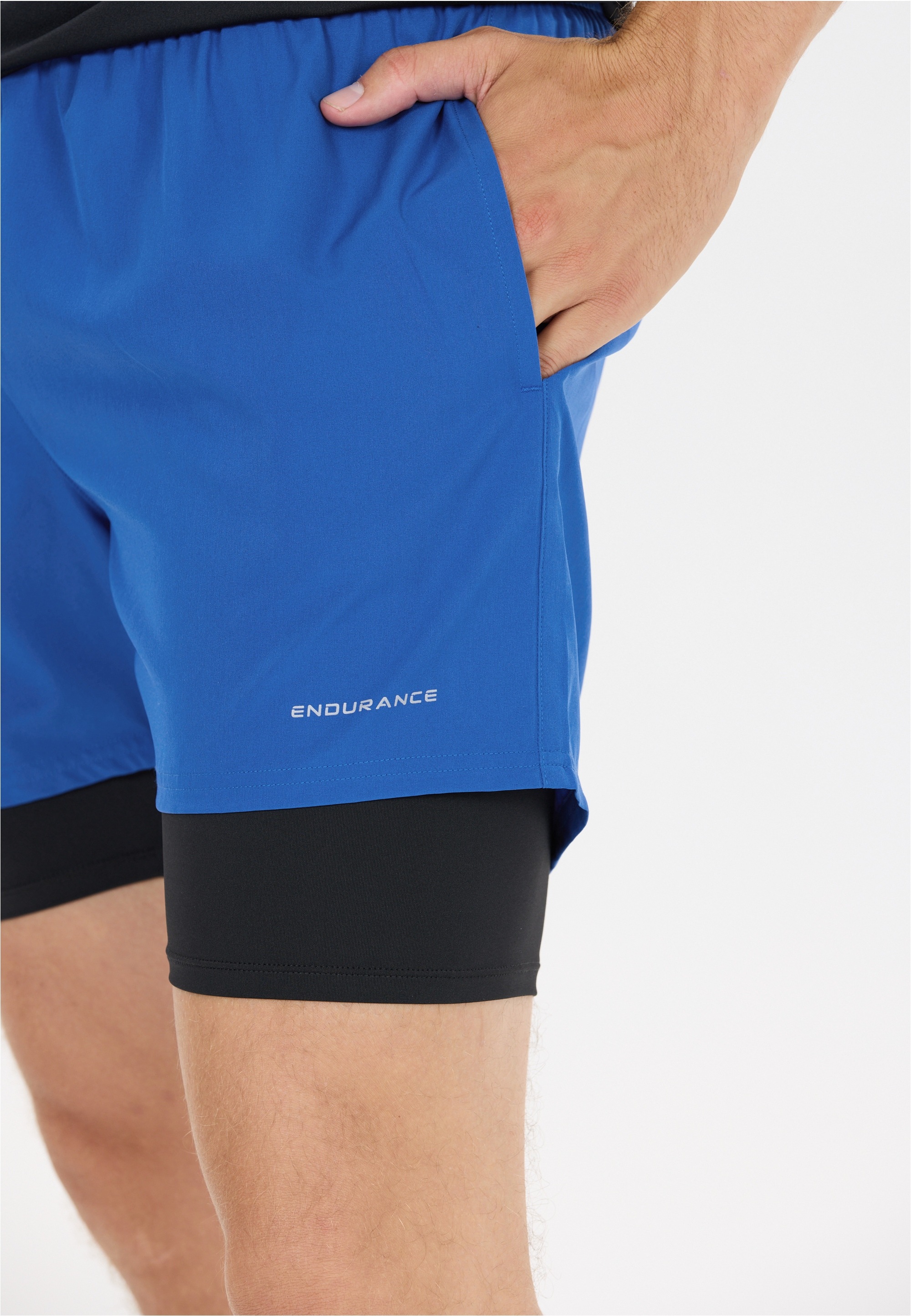 ENDURANCE Shorts »Kros«  Im 2-in-1-Design mit Quick Dry und Stretch-Funktion