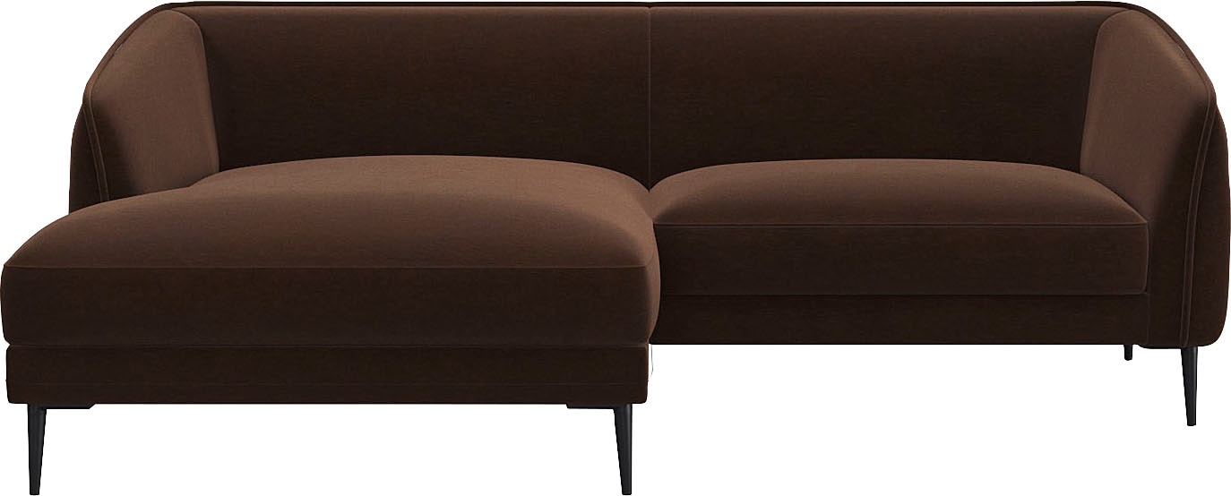 FLEXLUX Ecksofa "Belle Designsofa, bequem durch Kaltschaum im Sitz, OTTOs C günstig online kaufen
