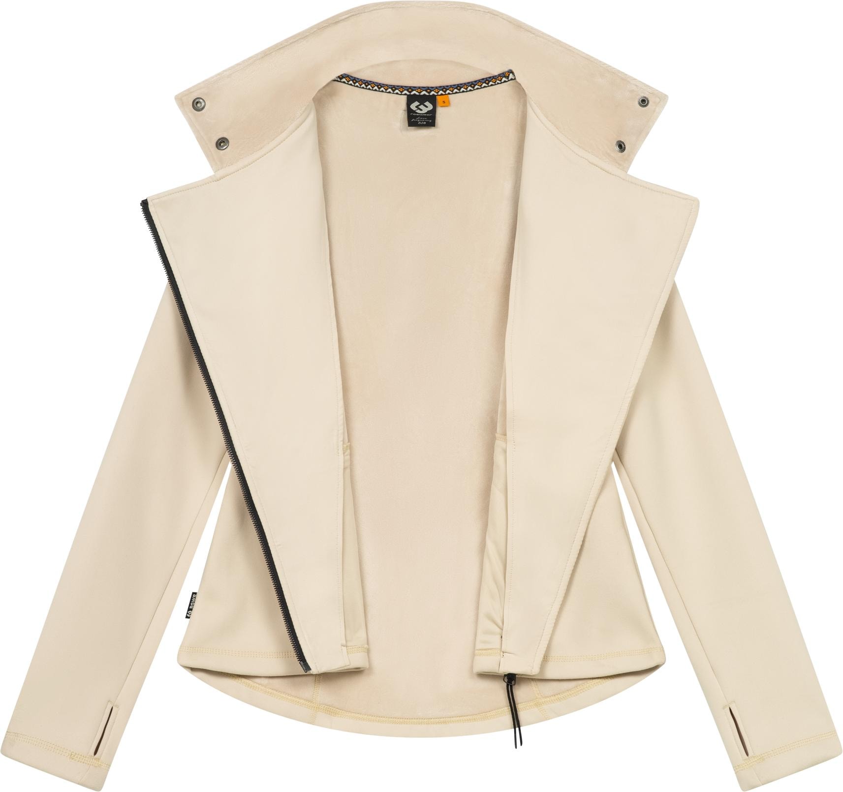 Ragwear Sweatjacke »Saskie«, Modische Damen Kapuzenjacke mit kuschlig weichem Innenfutter