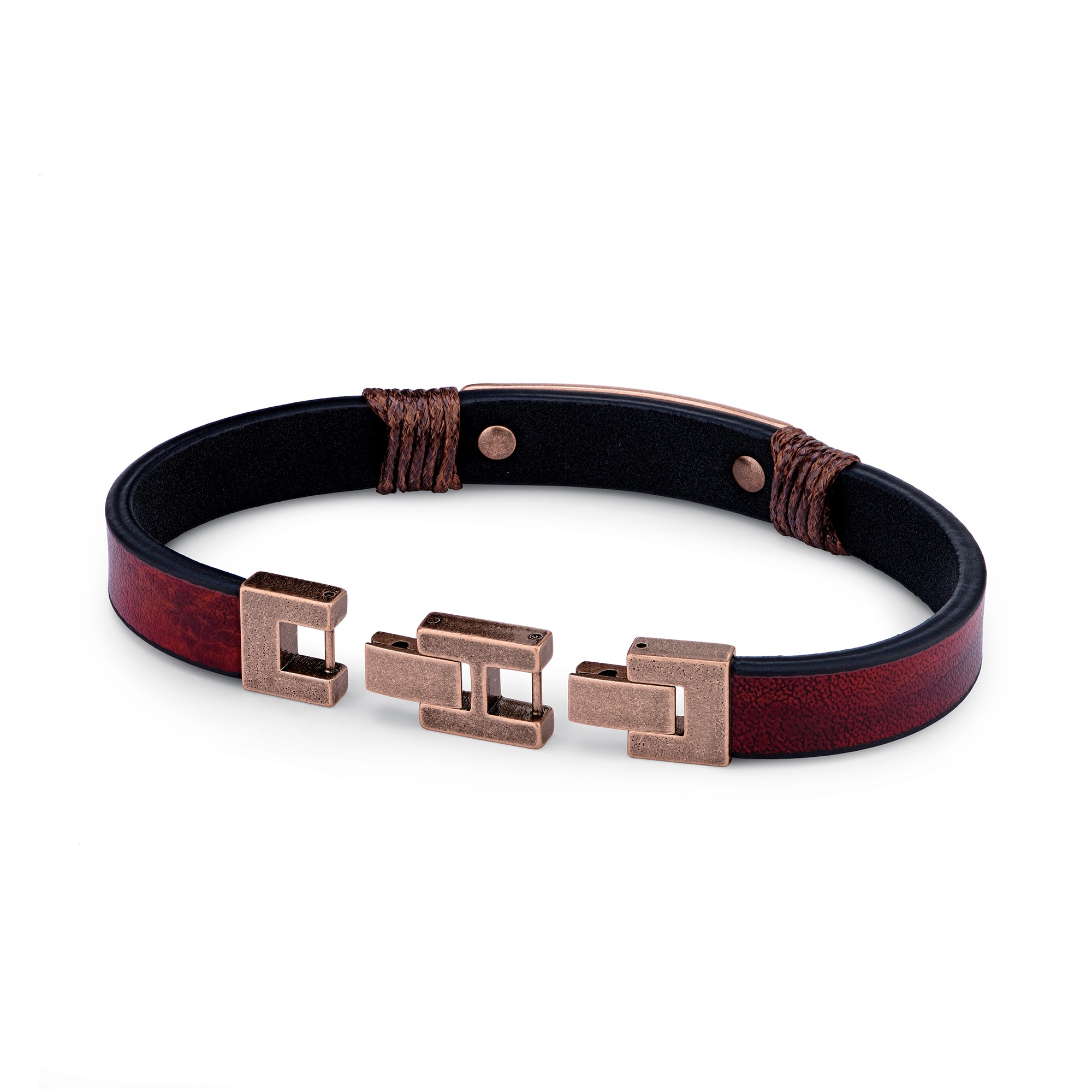 FYNCH-HATTON Lederarmband »Schmuck Geschenk Armband To live is to explore«