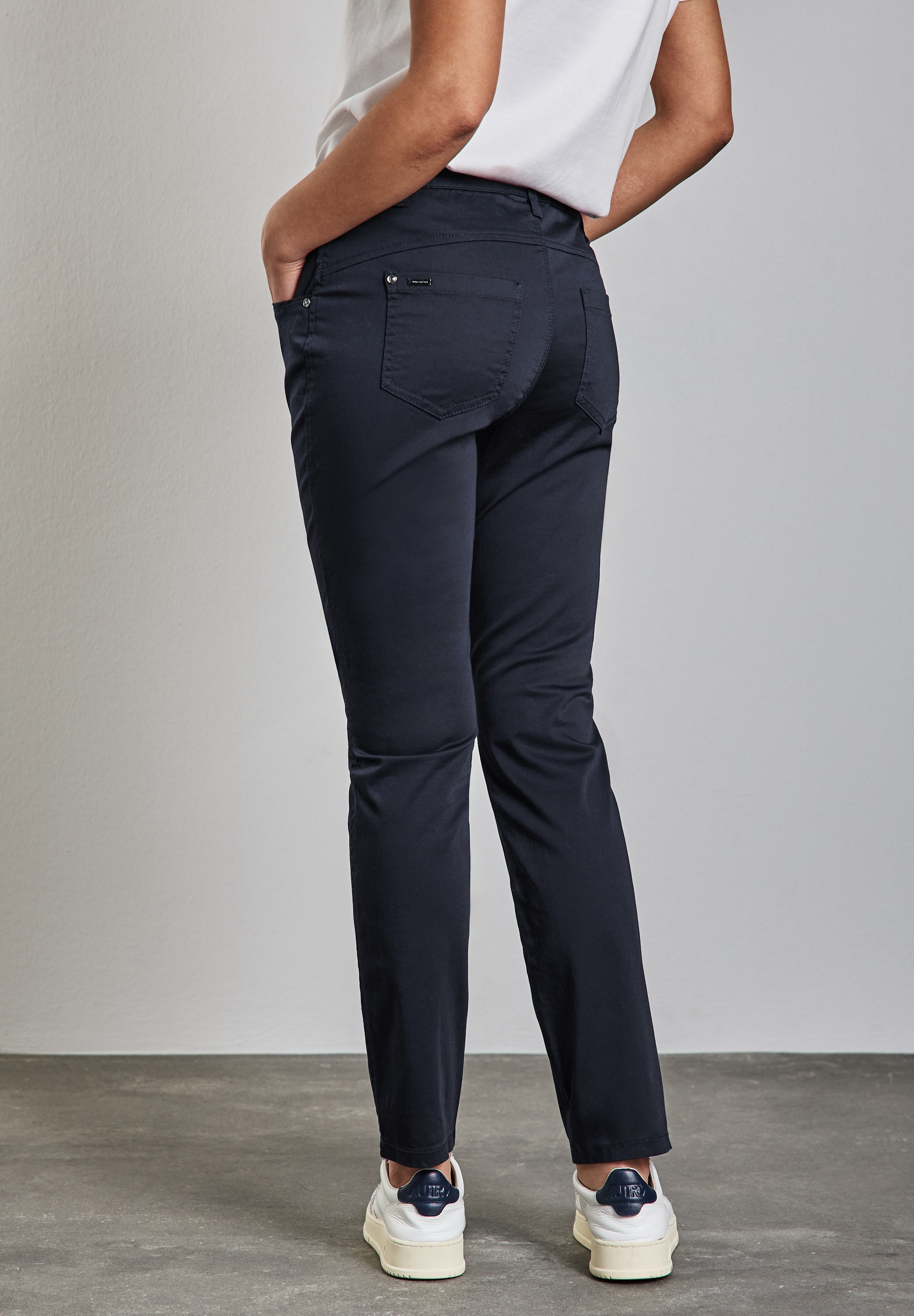 STREET ONE Chinohose, Middle Waist