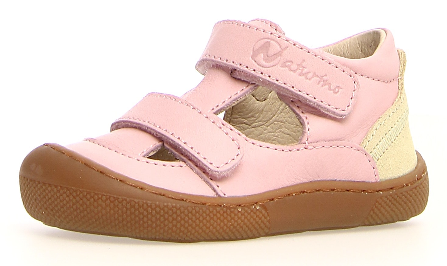 Barfußschuh NATURINO "NATURINO IRTYS" Gr. 23, rosa (rosa gelb) Kinder Schuhe
