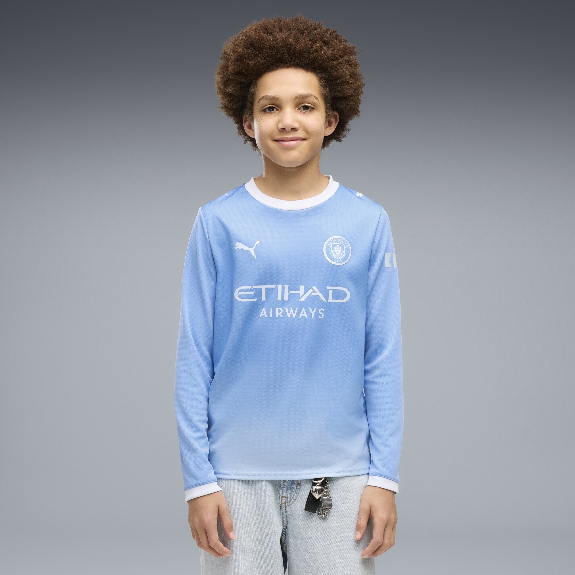 PUMA Trainingsshirt »Manchester City 26/27 Langarm-Heimtrikot Jugendliche«