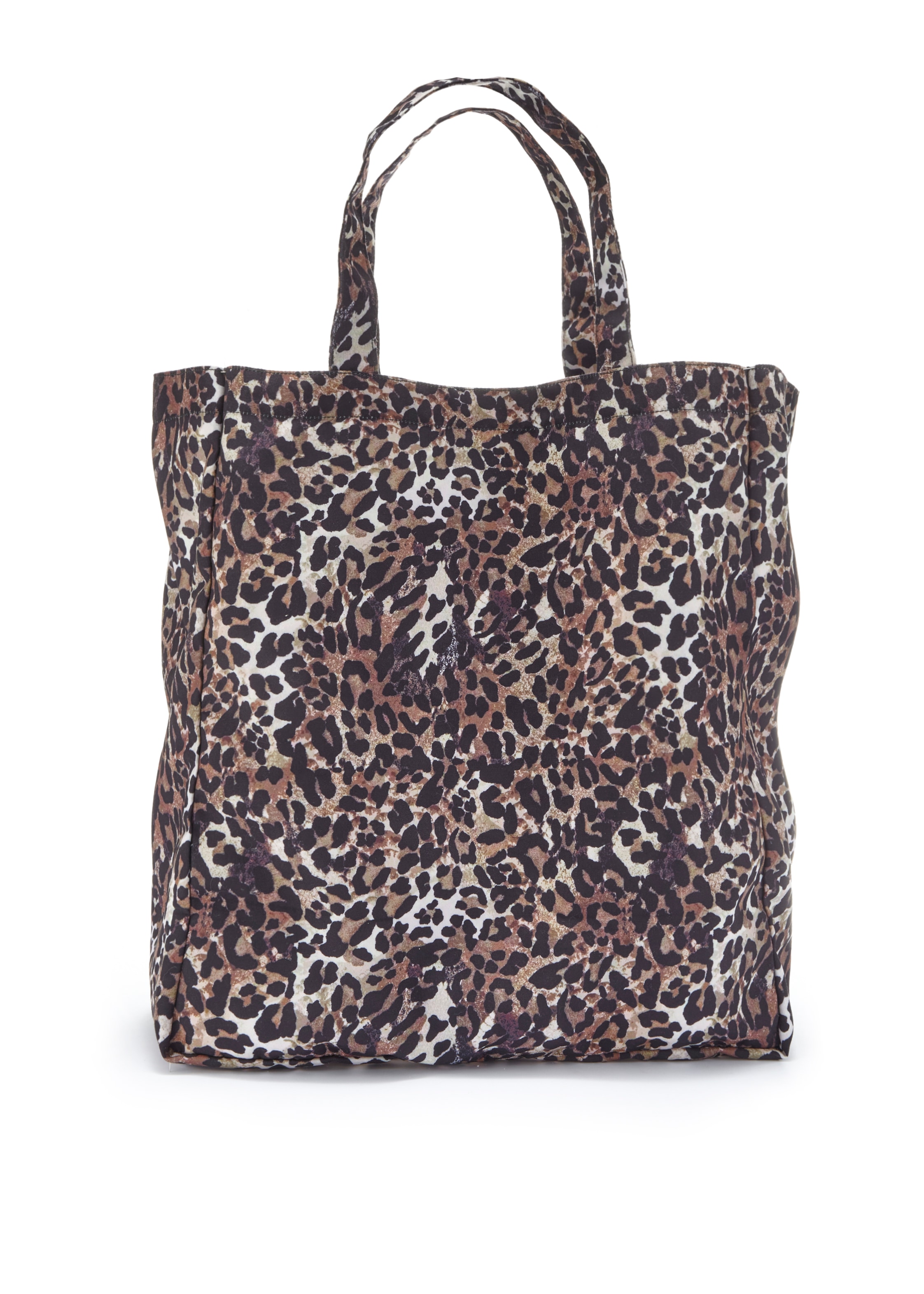 Vivance Strandtasche, Shopper in modischer Leo Optik VEGAN