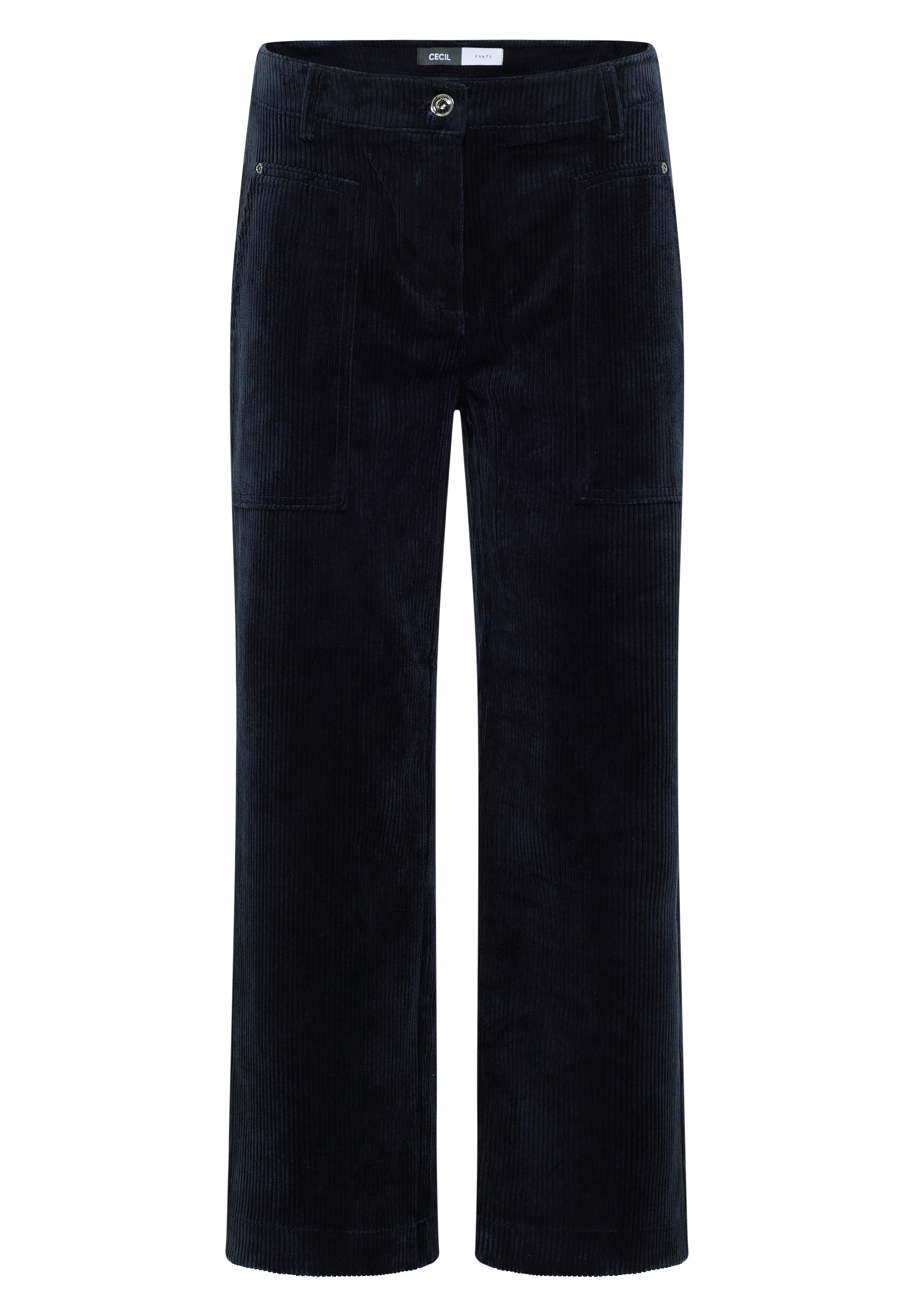 CECIL Damen Cordhose Dunkelblau 33 3