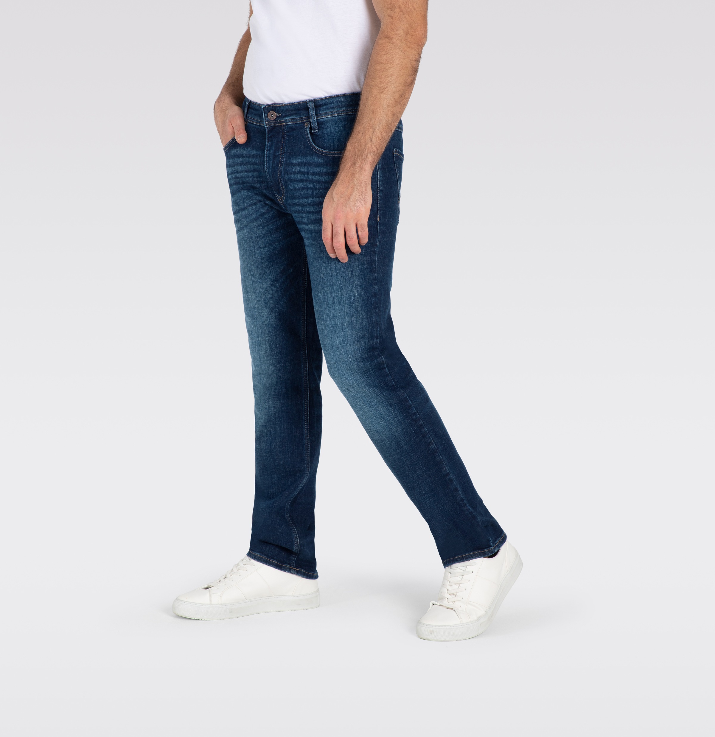 MAC Arne Straight Jeans Dark Vintage Blue 35/34 3