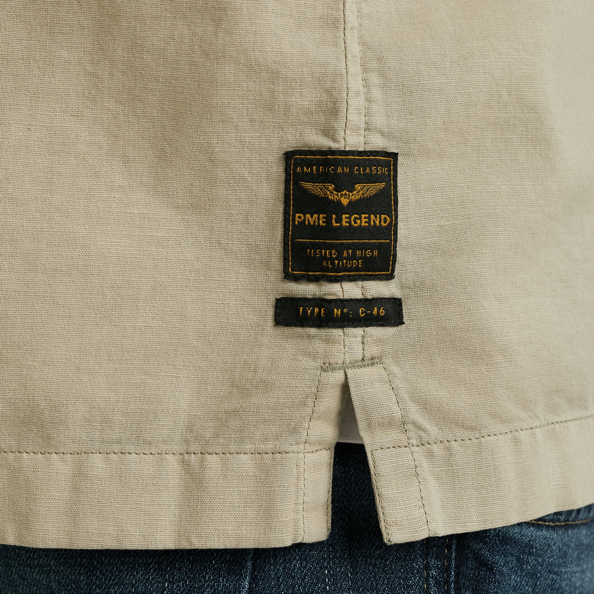 PME LEGEND Kurzarmhemd »Short Sleeve Shirt Ctn linen«, mit Leinenstruktur