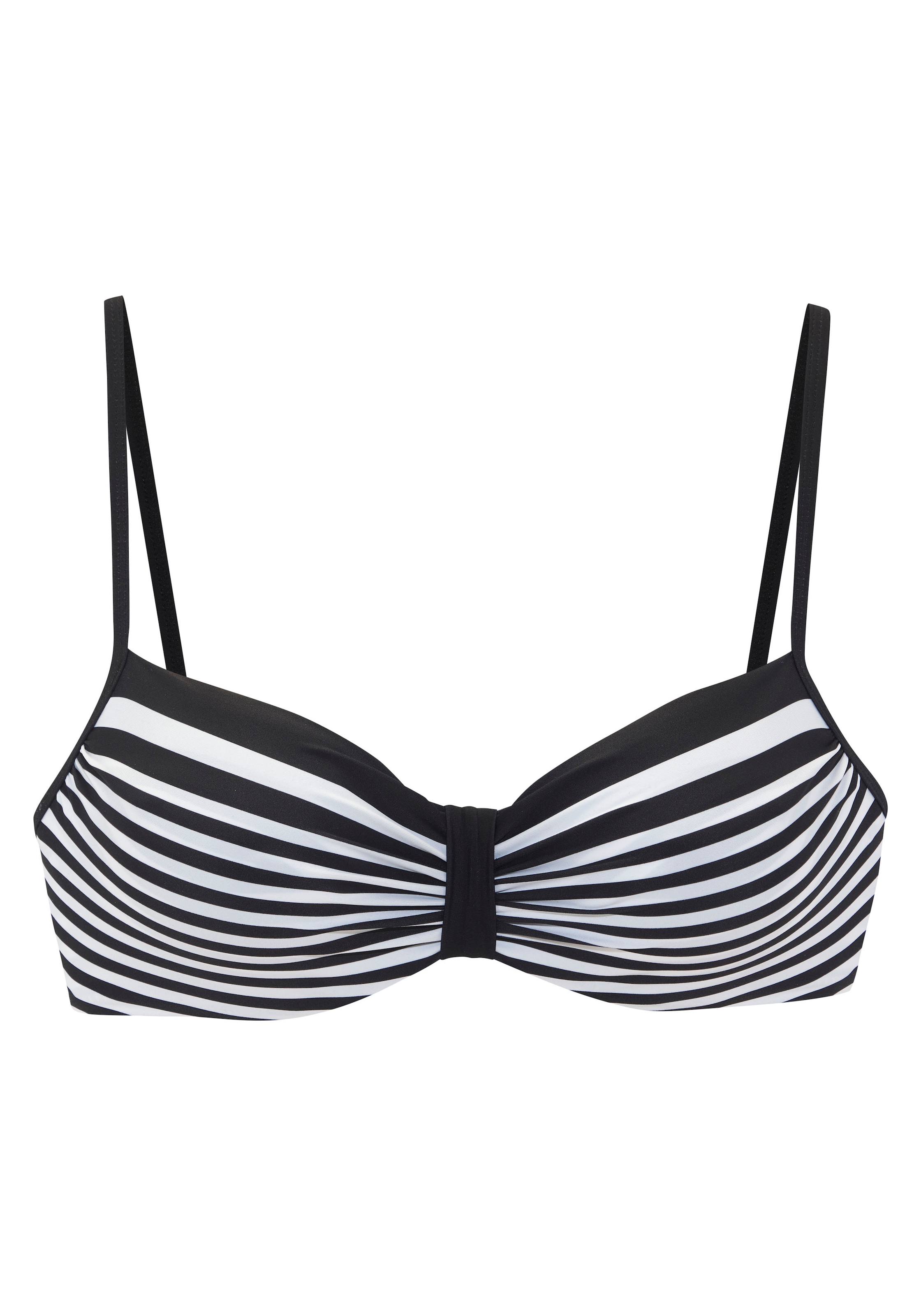 LASCANA Bügel-Bikini-Top »Myst«, mit platziertem Streifen-Design