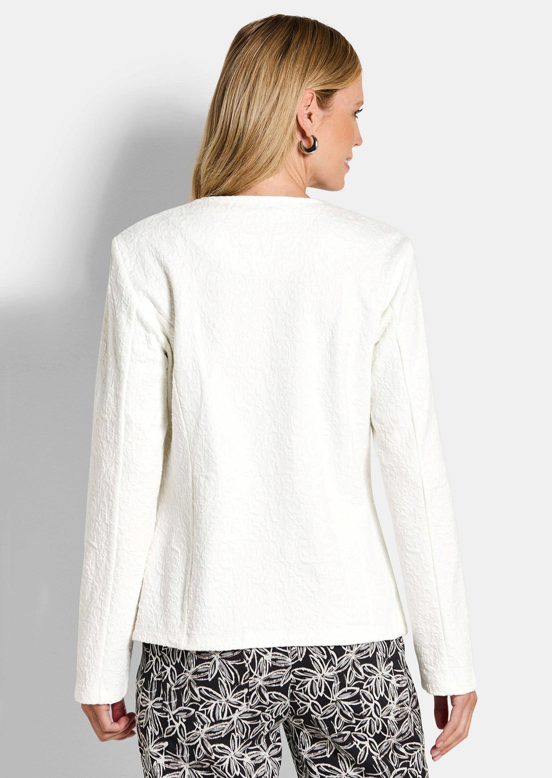 GOLDNER Sommerjacke »Kurzgröße Elegante Jerseyjacke aus Baumwolle«