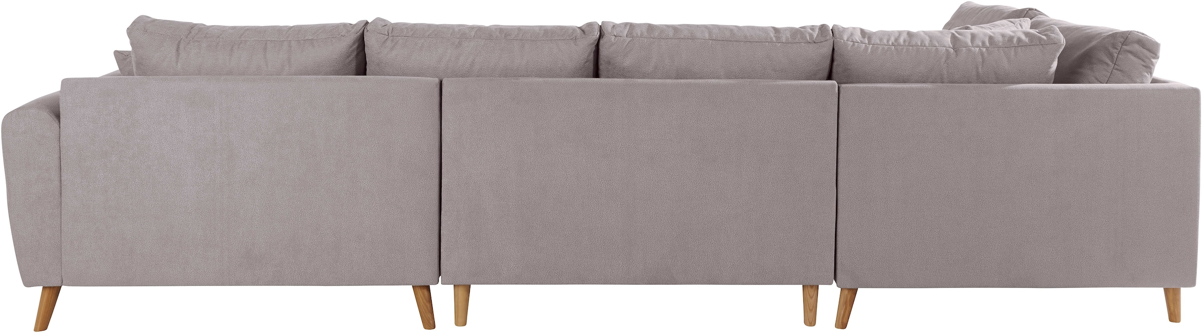 Home affaire Wohnlandschaft »Penelope Luxus U-Form«, mit besonders hochwertiger Polsterung für bis zu 140 kg pro Sitzfläche