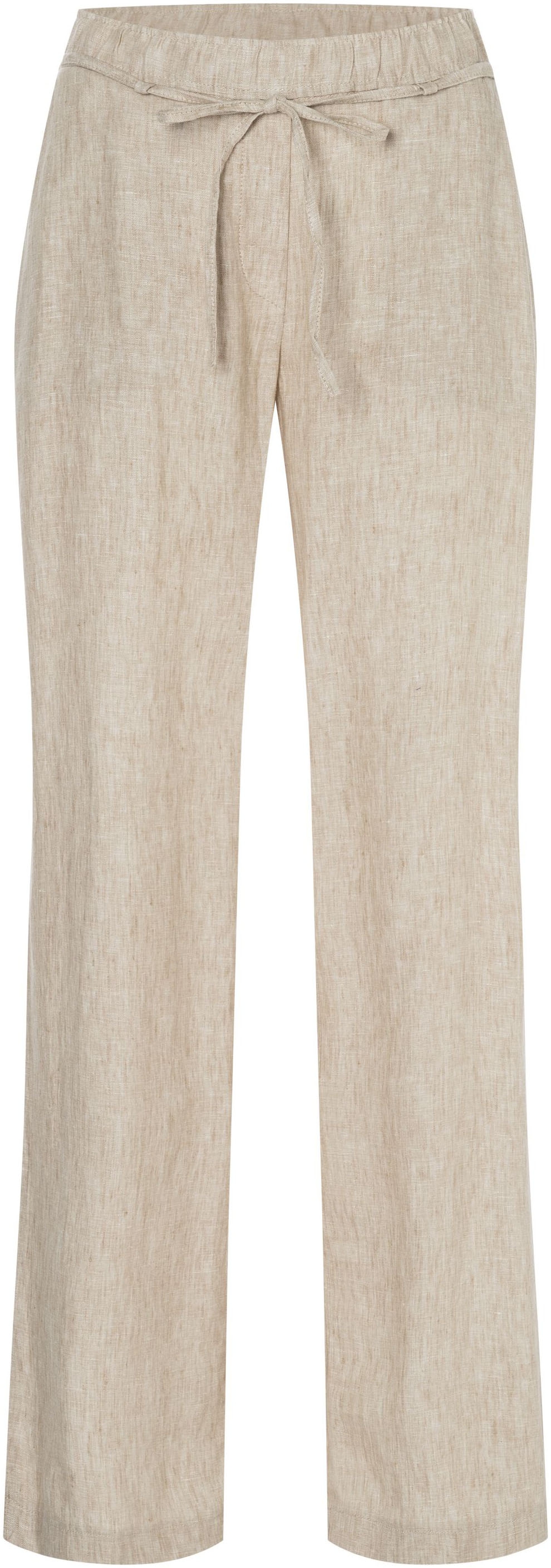 MAC Leinenhose "CHIARA BELT", Wide Fit, mit geradem, weitem Bein günstig online kaufen
