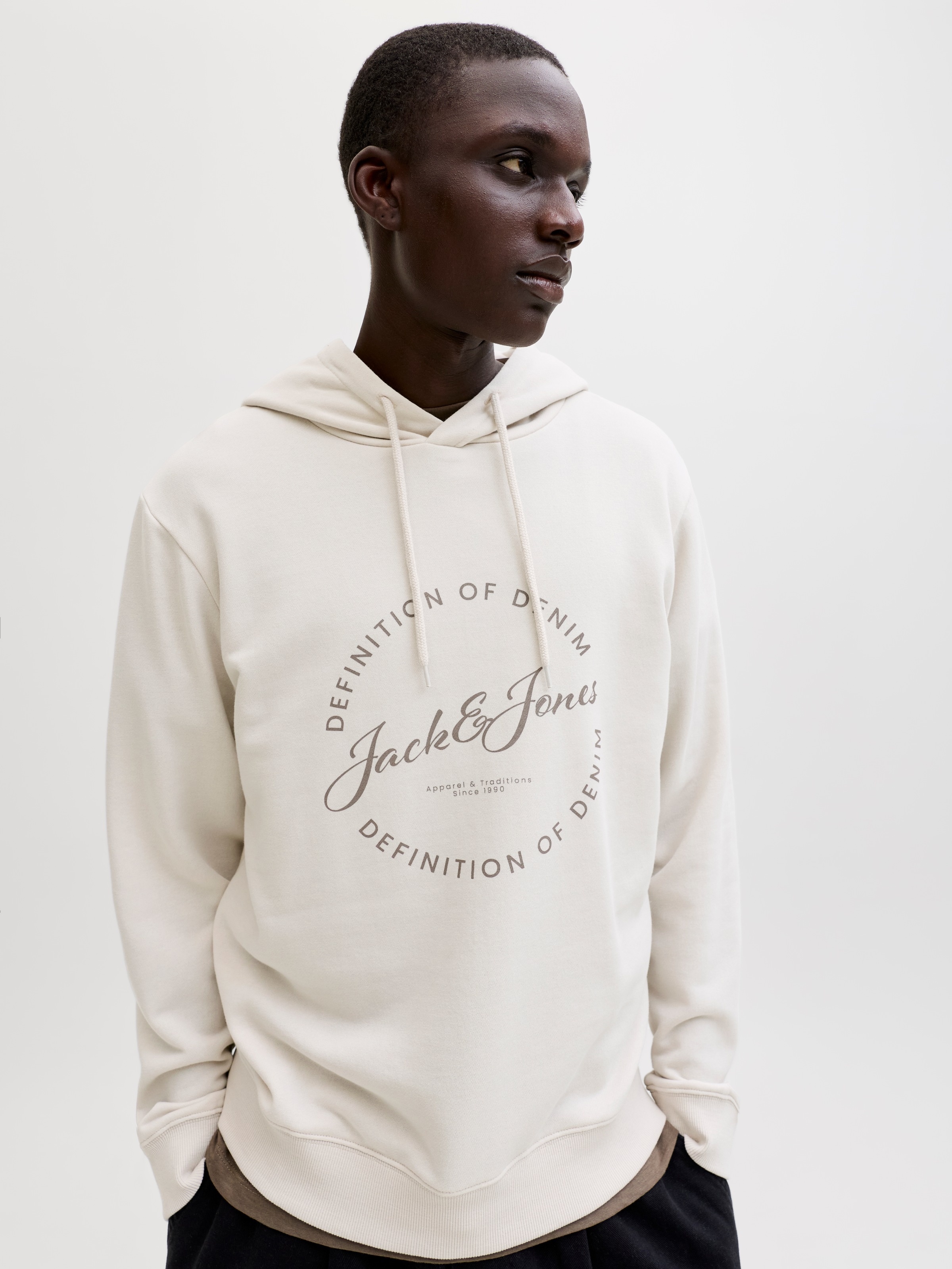 Jack & Jones JJGRAYSON Hoodie Moonbeam L 4