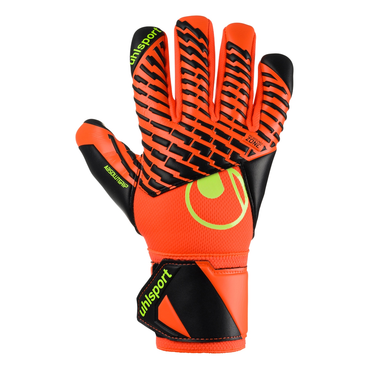 UHLSPORT Mädchen Torwarthandschuhe "Torwarthandschuhe FM ZNE Absolutgrip HN Pro Jr.", rot, Gr. 4,5, Obermaterial: 81% Gummi rubber. 13% Polyester